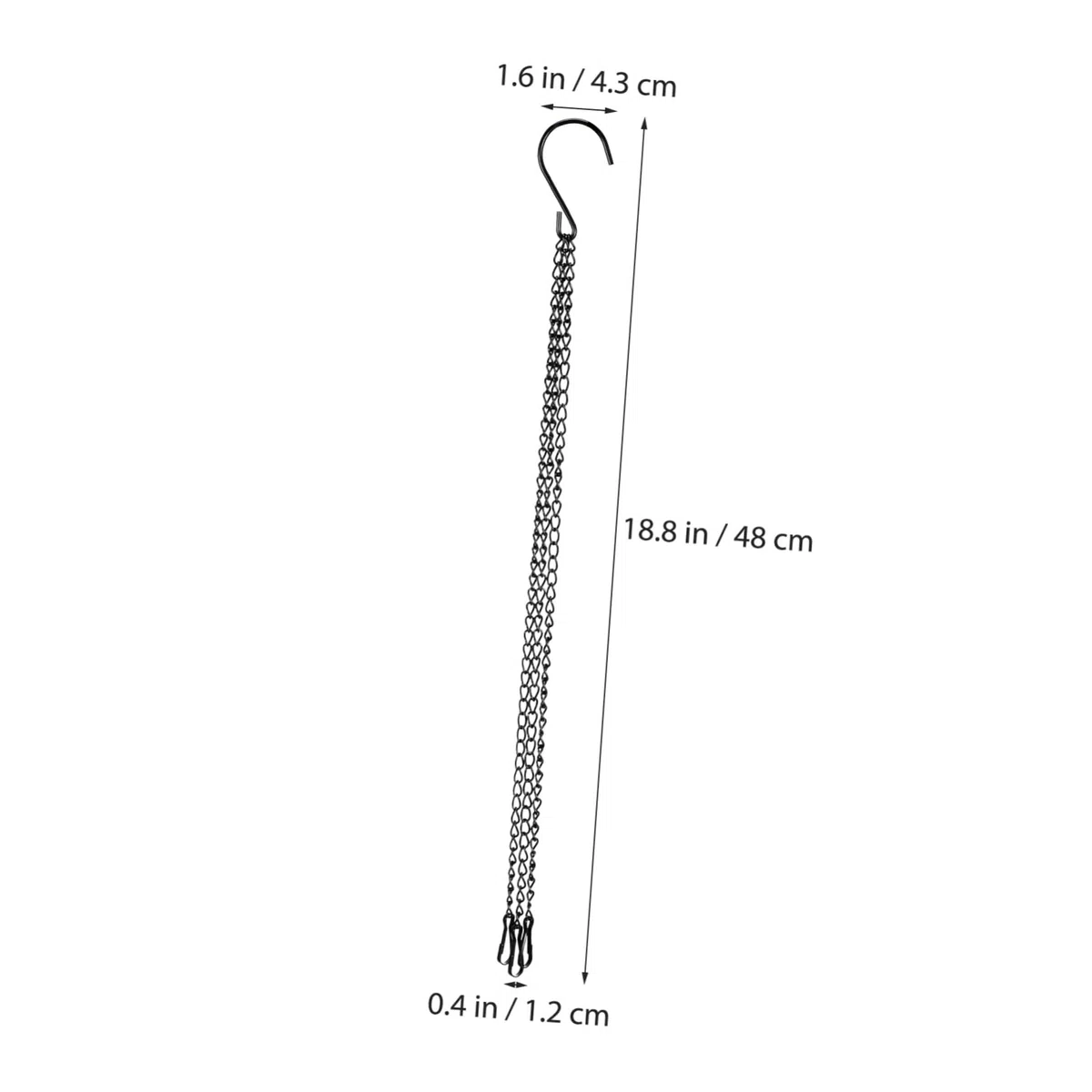 Toddmomy 5 Set Sospesa Per Fioriere Ganci Per Piante E Mangiatoie Per Uccelli Resistente Decorazione Per Ed Esterni 5 Pezzi*5