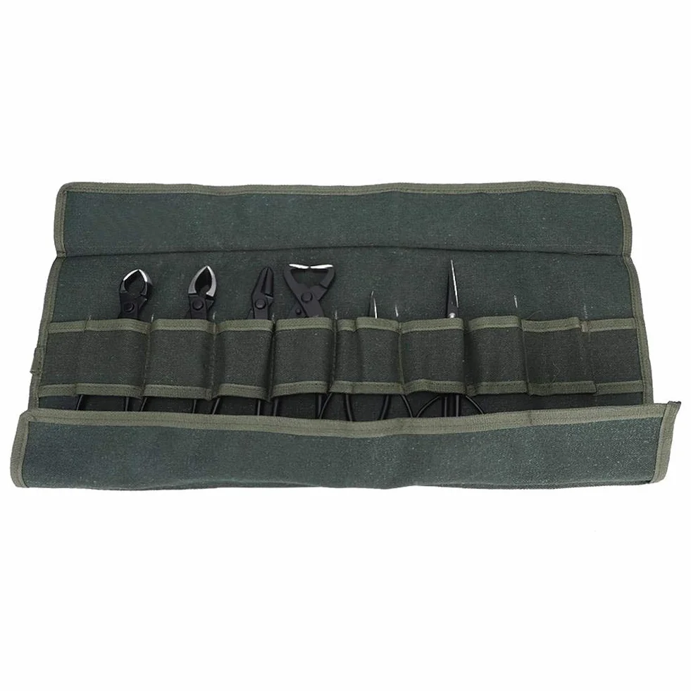 Kit di Attrezzi per Bonsai, 6 Pezzi di Forbici multifunzionali per Piante da Albero per Bonsai Wire Wire Pinze da Taglio Cesoie Set di Utensili da Taglio con Custodia
