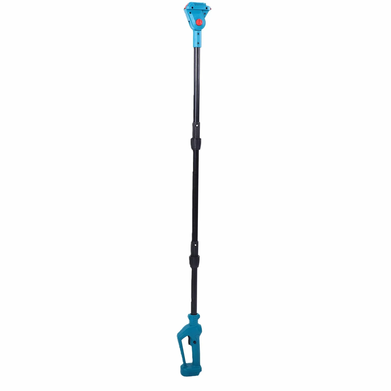 GLOGLOW Asta di Prolunga per Motosega Elettrica, Impugnatura in Alluminio Regolabile da 1,2 a 2,4 M, Decespugliatore a Lunga Portata per Lavori in Giardino e Potatura di Alberi