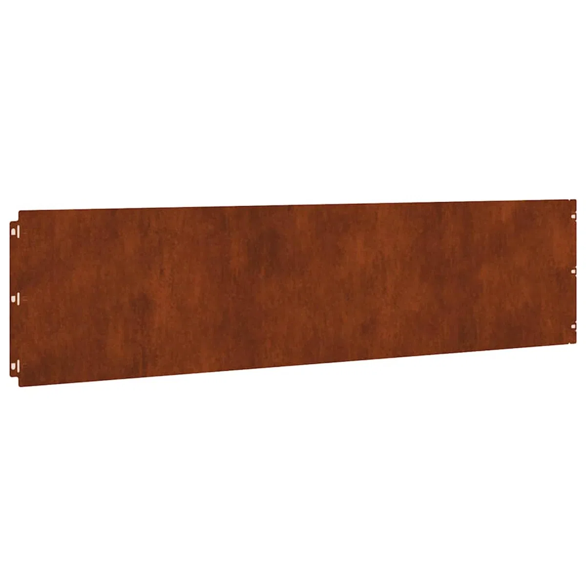 Gecheer Bordure per Prato, Flessibili 25 x 103 cm in Acciaio Corten con Sistema di Connessione Rapida per Giardini Aiuole Vialetti e Cortili