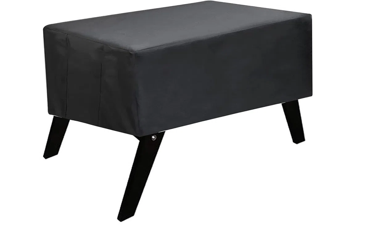 StarRing Copertura per tavolo da biliardino, impermeabile, per interni ed esterni, resistente ai raggi UV, per tavoli da calcio standard, 160 x 117,5 x 79,5 cm, in poliestere nero