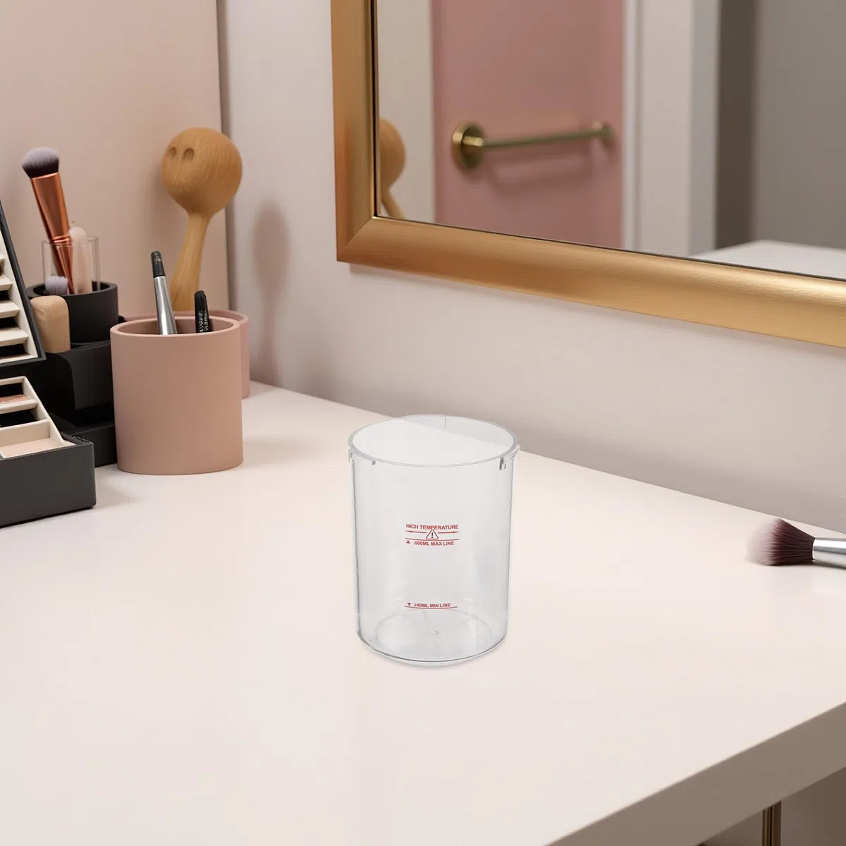 MAGICLULU Tazza di Ricambio per Facciale da 240-600ml in Abs Grande Capacità e Facile Monitoraggio del Livello Dell'acqua per Centri Benessere e Saloni di Bellezza