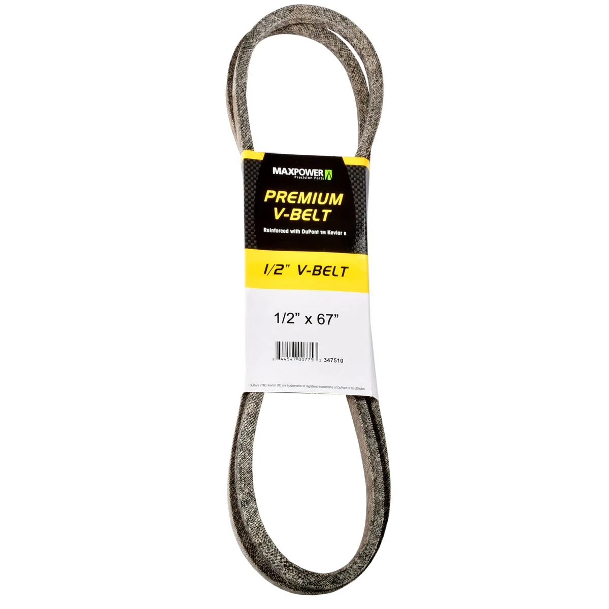 MAXPOWER Cinghie 347510, rinforzante in Kevlar, 1/2" x 67" - 4L670 - Lunghezza Esterna L(a) 1700 mm.