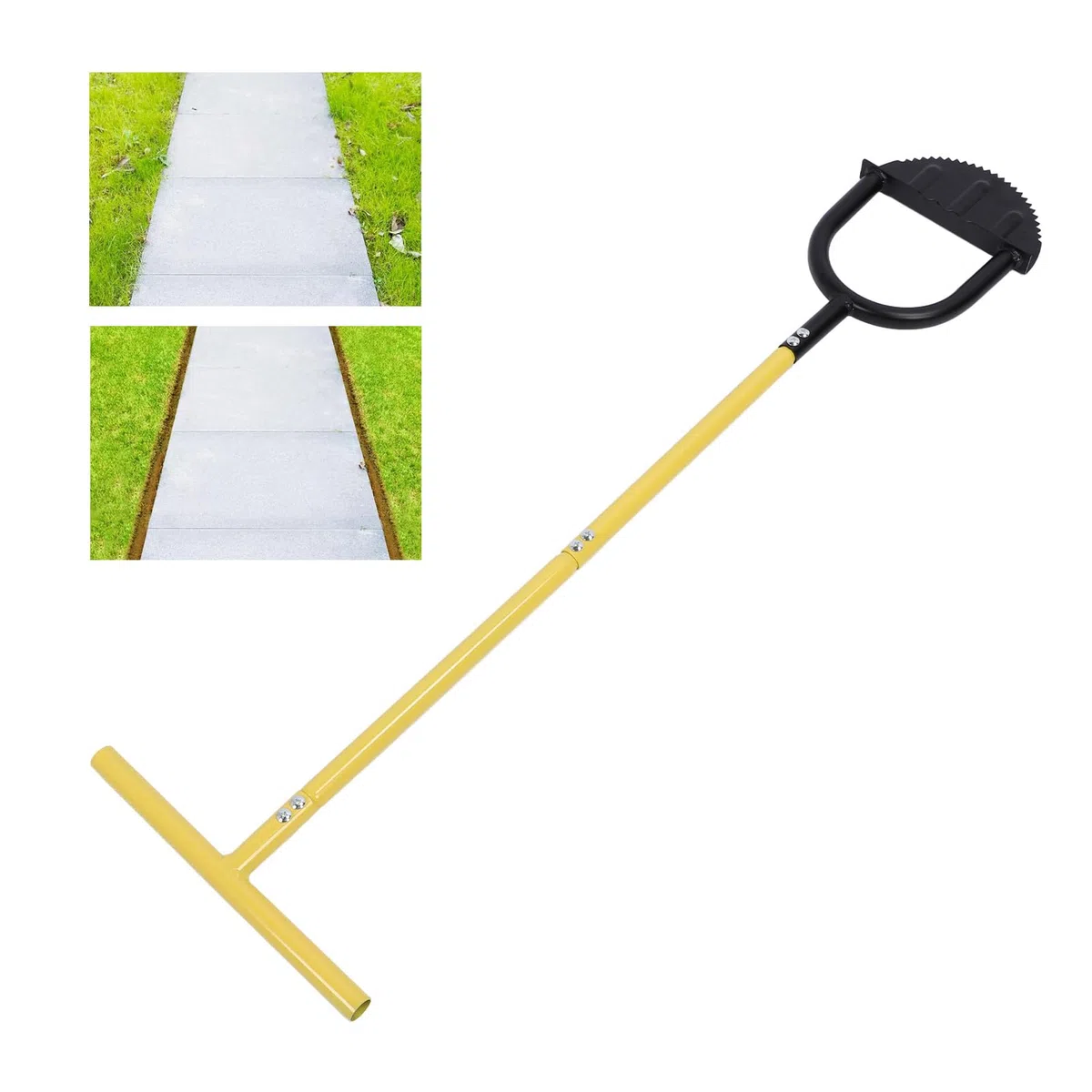 Garden Weasel Edger Carbon Steel Half Moon Manual Lawn Edger T Manico l'agricoltura giardinaggio