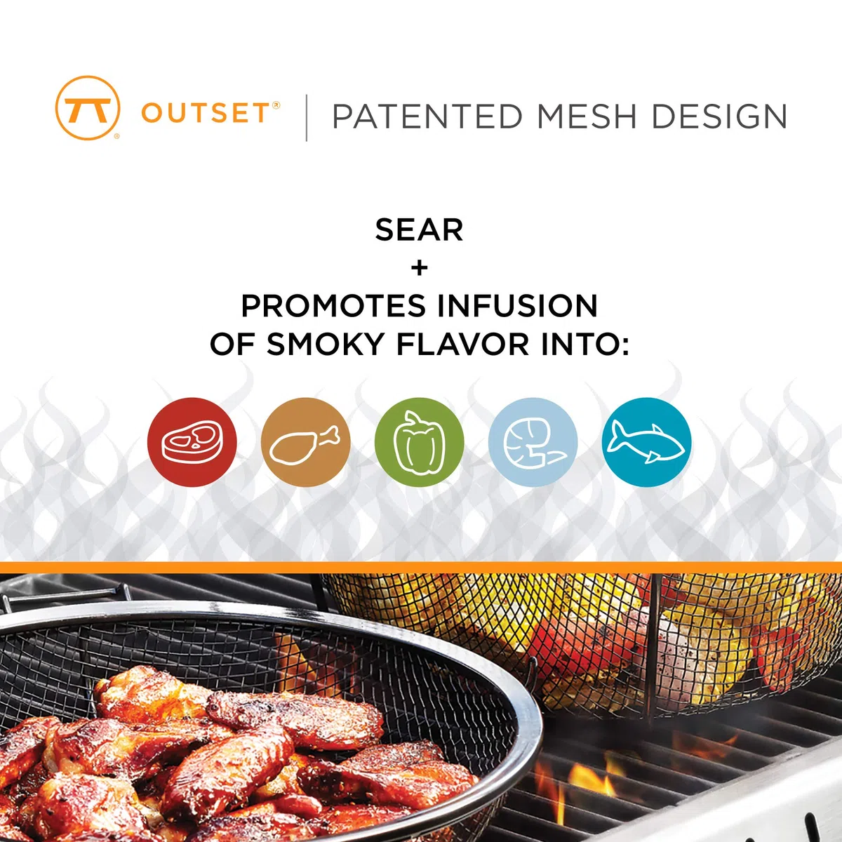 OUTSET Chef Outdoor da griglia e Padella