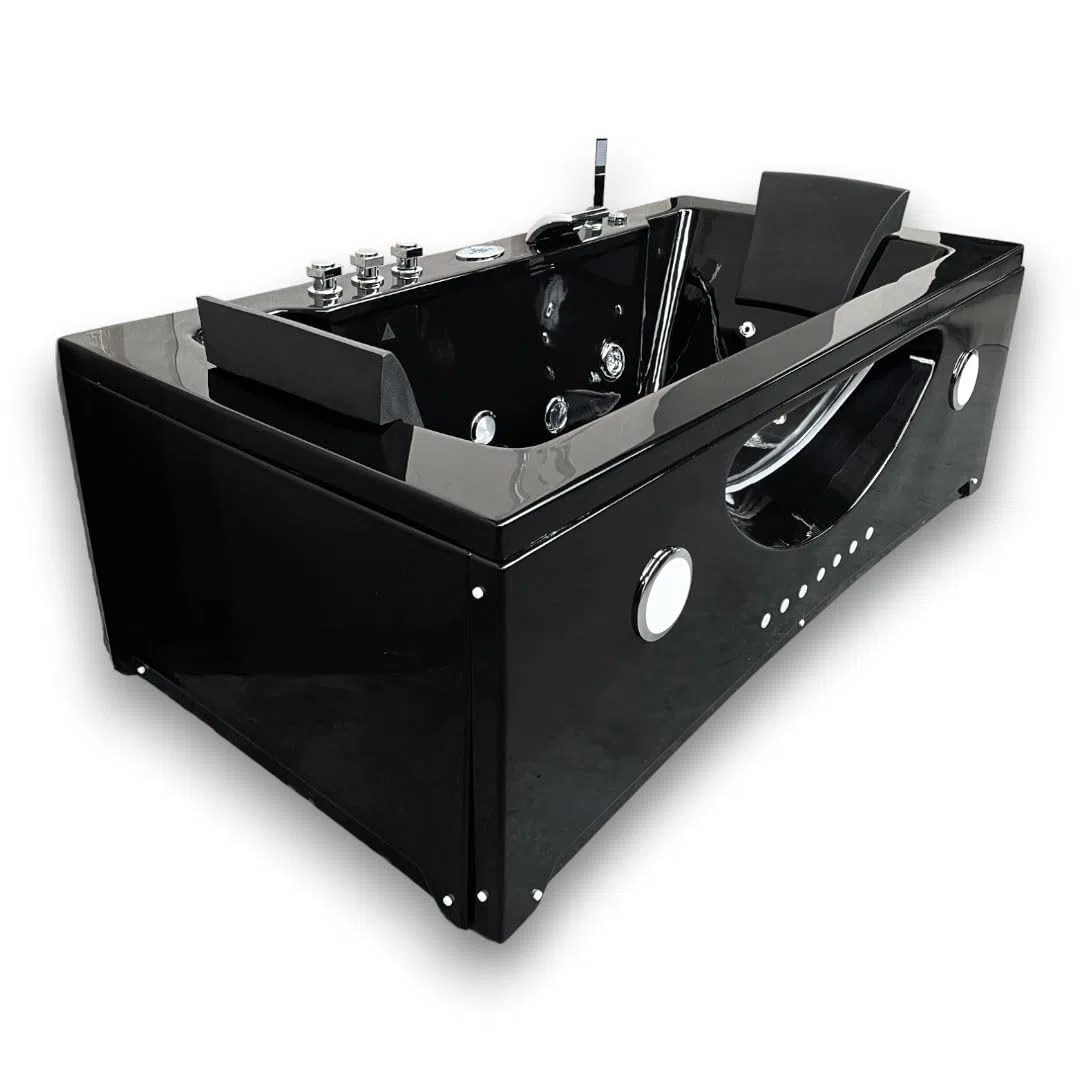VASCA BAGNO IDROMASSAGGIO Hypnotic CROMOTERAPIA 180 x 90 cm SPA 2 PERSONE NUOVA