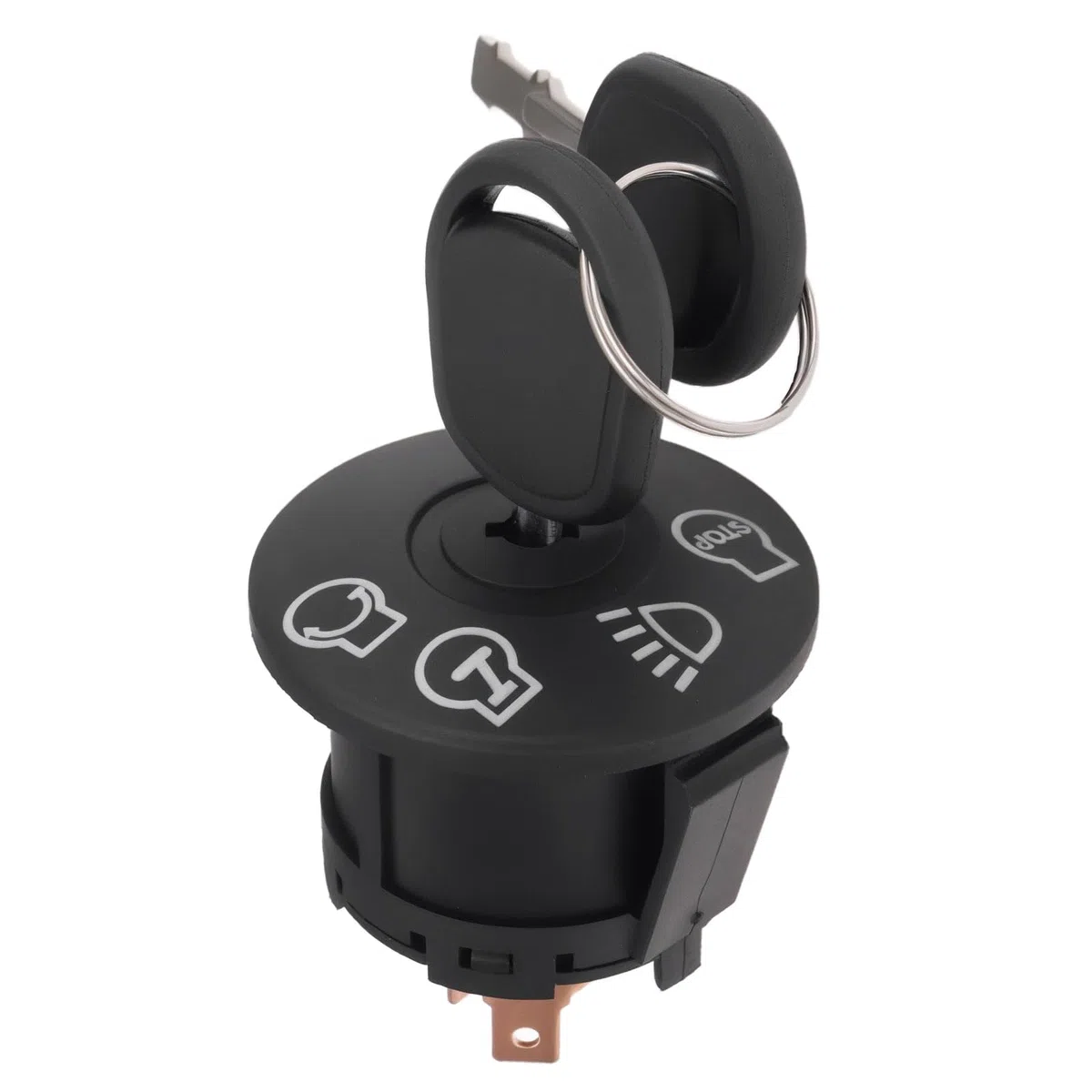 Create idea Interruttore di accensione per tosaerba a 4 posizioni, 7 terminali, con chiave, compatibile con Cub Cadet, compatibile con Husqvarna 532175566 175566 163968