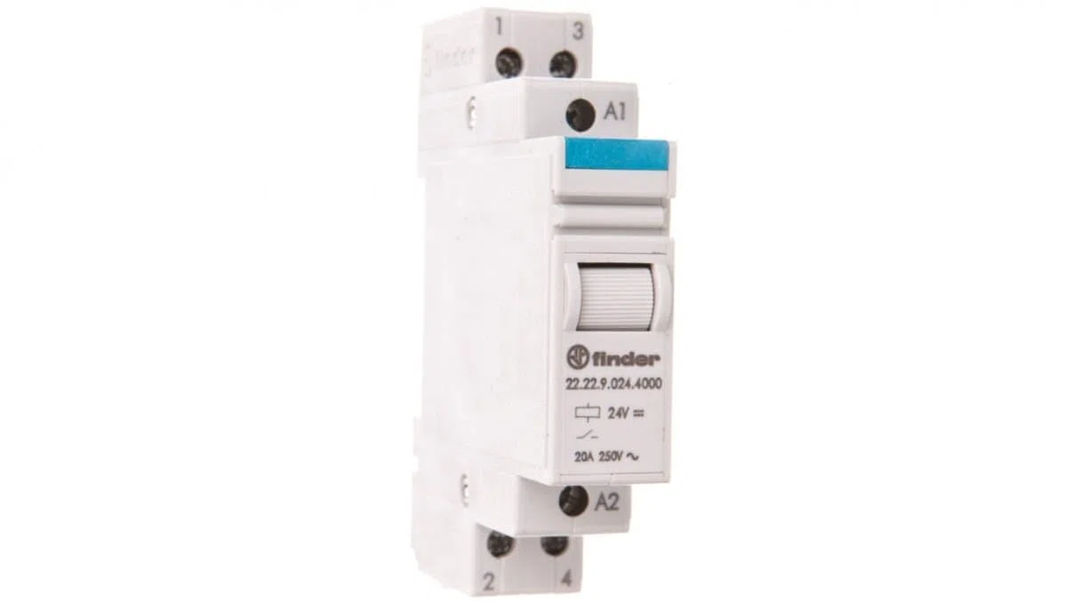 Finder serie 22 - Rele monostabile modulare 2na 24vdc vite