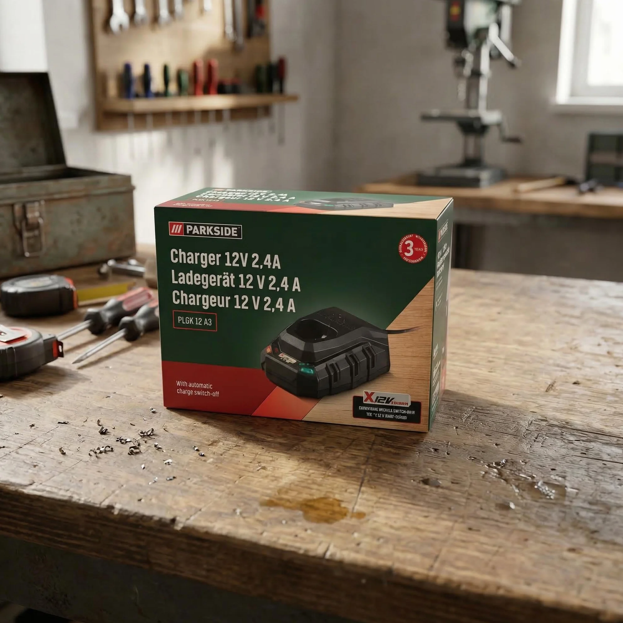 PSIDE Caricatore PLGK 12 A3, senza batteria