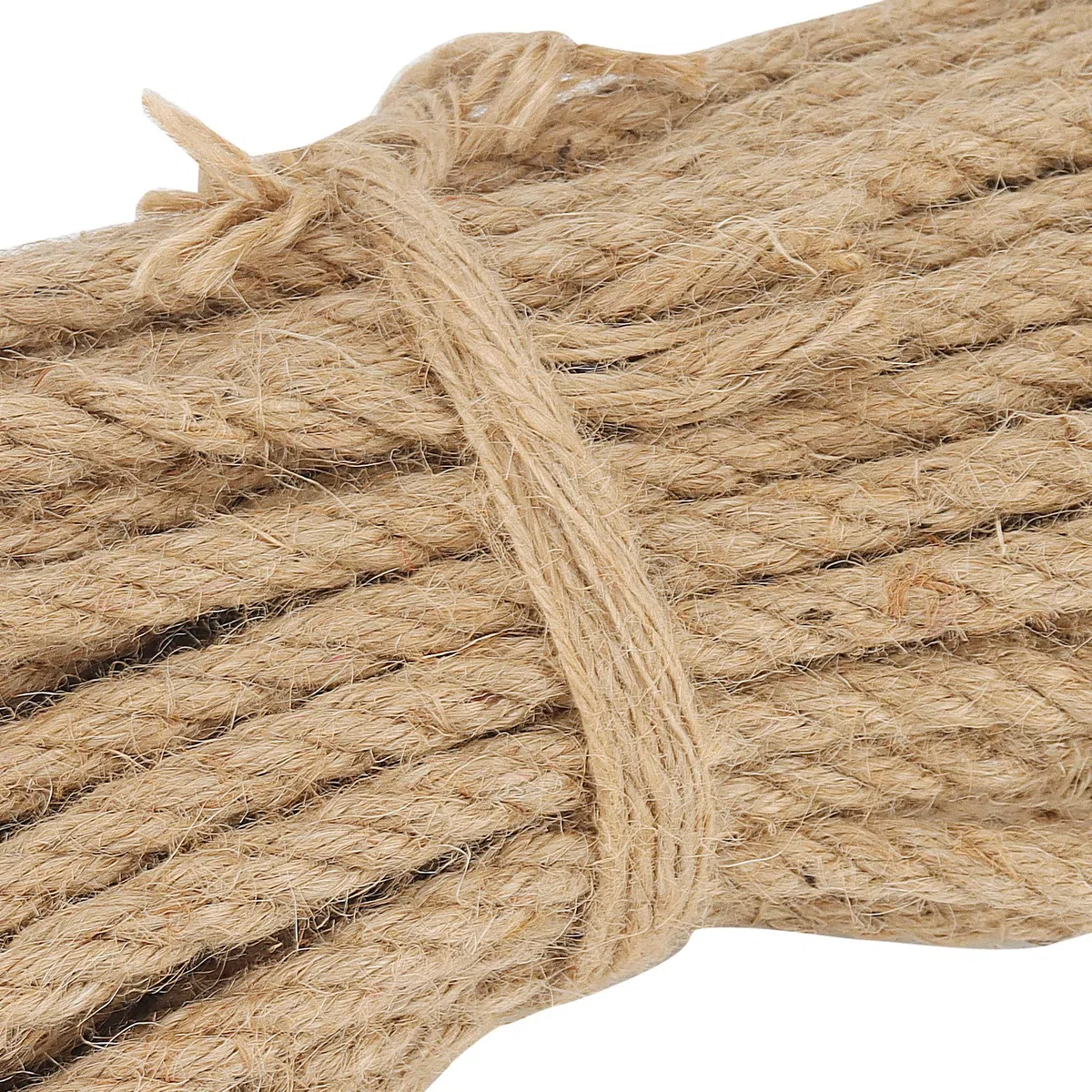 JOIKIT Corda di iuta naturale da 10 mm, corda di canapa da 40 m, spago di juta naturale per giardinaggio, decorazione, impacchettamento