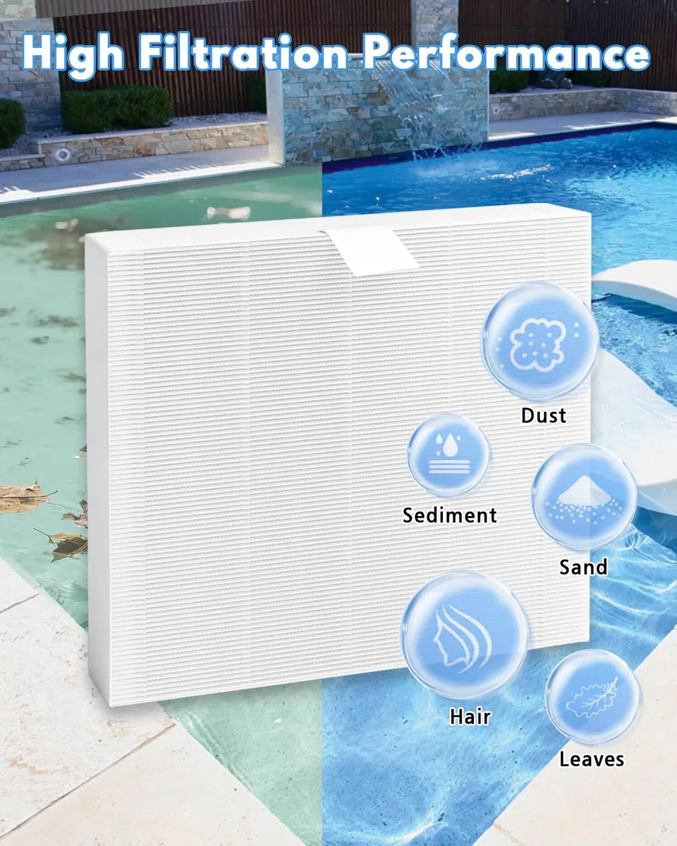Filtro Piatto di Ricambio per Spa 10-00814 Filtro Confezione da 4 | Filtro piatto di ricambio SPA 10-00814 Filtro per bagni idromassaggio A5 A6 A7 A8 A9 M6 M7 M8 M9 S150 S180XD S200 4 Pack