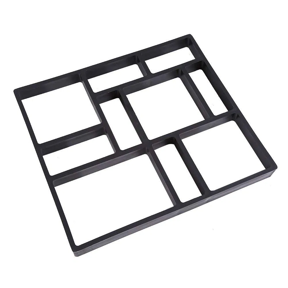 Ejoyous Stampo per pavimentazione in Cemento, Stampo per Marciapiede Stampo per Cemento Forma, Riutilizzabile e Durevole per da Giardino 40x45cm