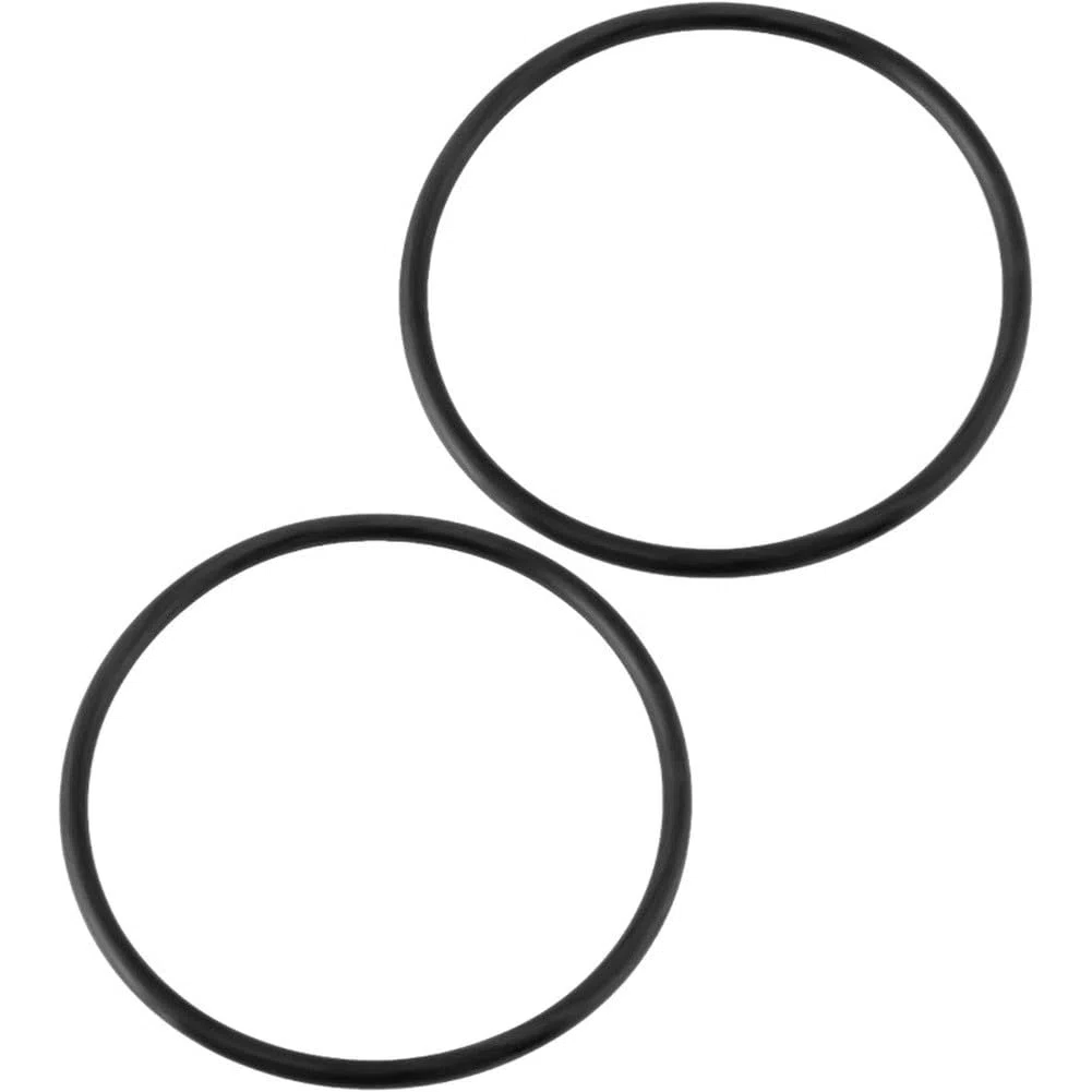 EasyByMall Set di 2 anelli O-ring antiscivolo in gomma fluoro per attrezzature da piscina fuori terra, guarnizione resistente agli agenti chimici e al calore, confezione da 2