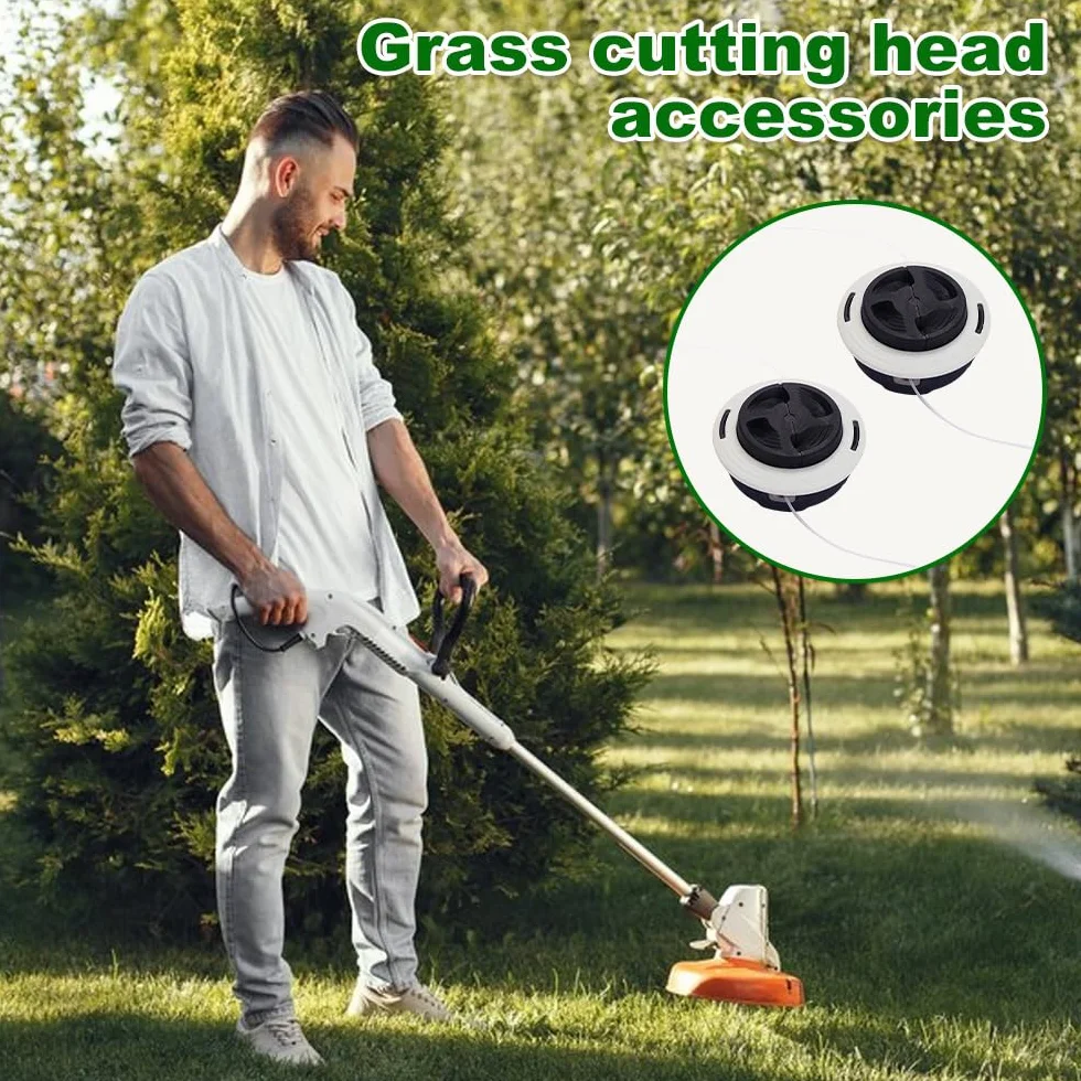 Mineup 2pcs Testina decespugliatore per Stihl AutoCut C26-2, Falciatura capo Sostituire Stihl AutoCut C26-2 Per Stihl FS55, FS56, FS70, FS80, FS85, FS87, FS89, FS90, FS91, FS94, FS111, FS120, FS131