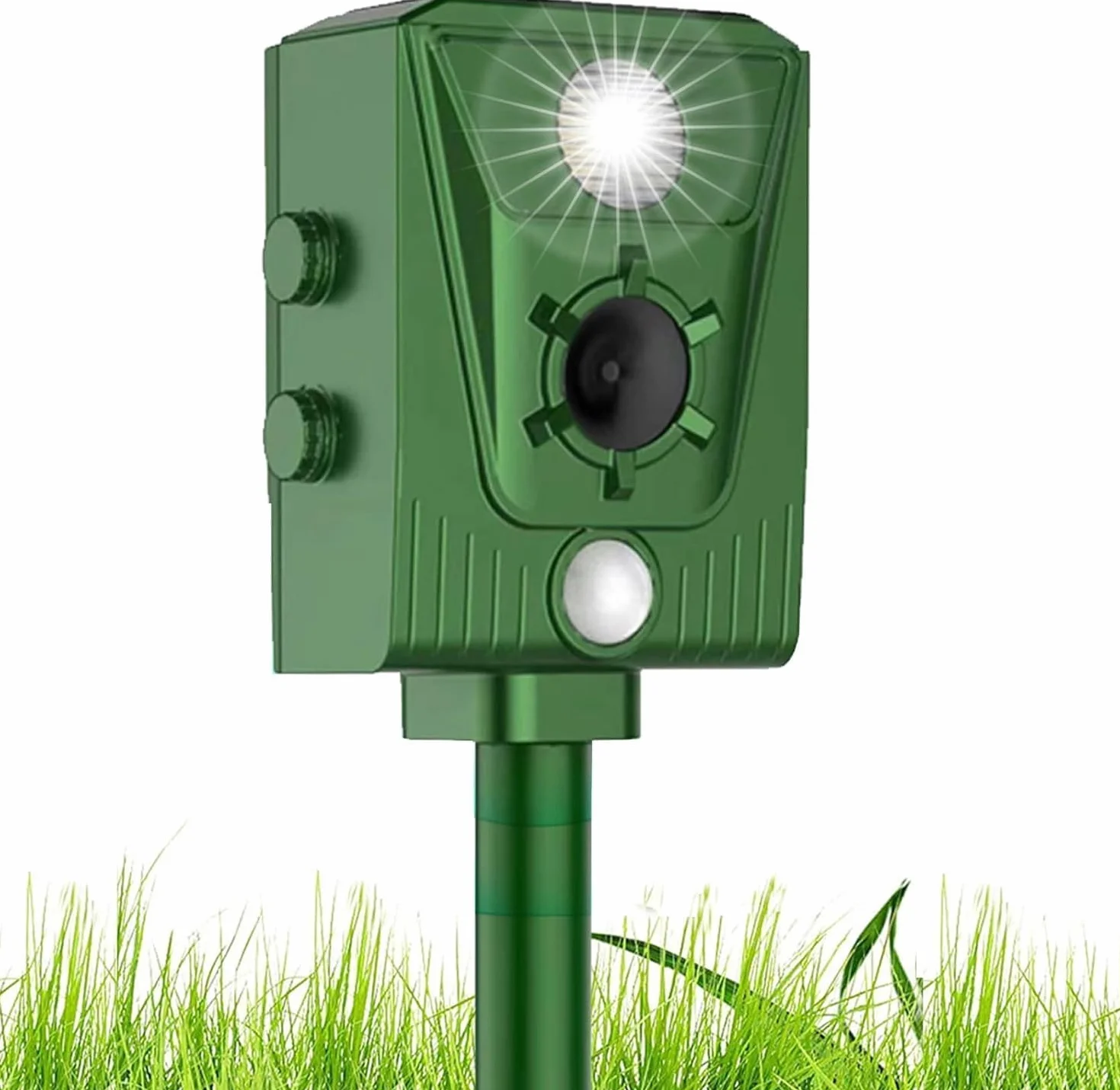 Repellente per Gatti, Dissuasori per Piccioni, 2025 Nuovo Ultrasuoni Solare Repellente Gatti Repeller per Piccioni,Uccelli,Cani,Topi,Volpi, Ultrasound per Animali