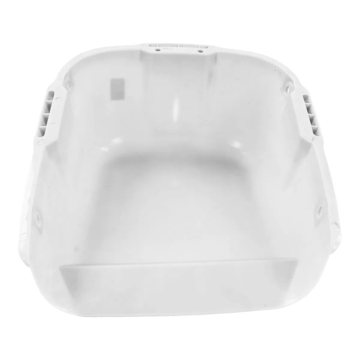 Cocoarm Paletta per Carichi Pesanti Paletta per Rifiuti Grande in Plastica PP 44 X 38 X 18 Cm Doppio Manico Grande capacità Resistente all'usura per l'essiccazione di Cereali Raccolta della (WHITE)
