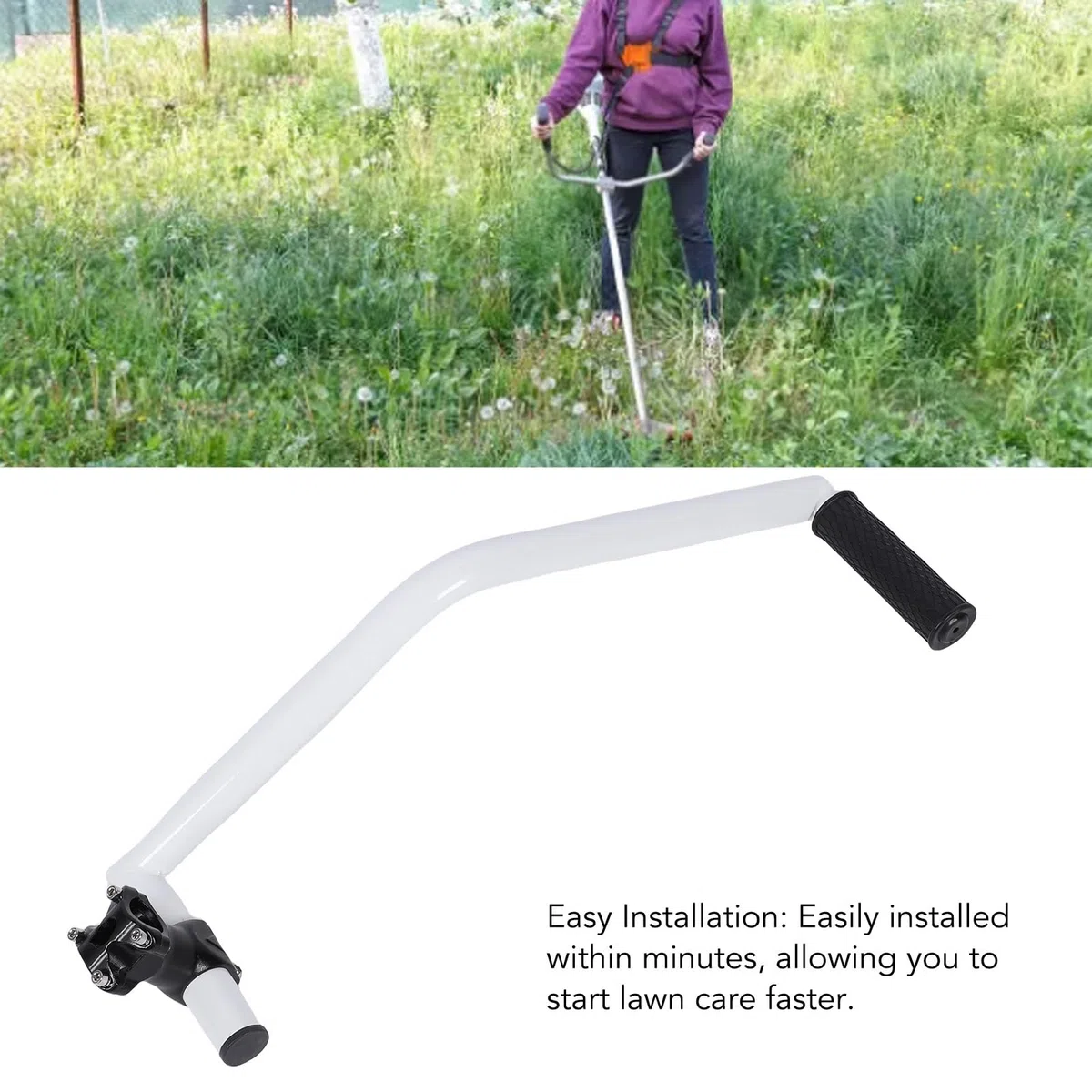 banapoy Impugnatura per Decespugliatore, Impugnatura Ergonomica per Decespugliatore, Prolunga per Impugnatura, Impugnatura per Decespugliatore, Impugnatura per cce in Lega di Alluminio