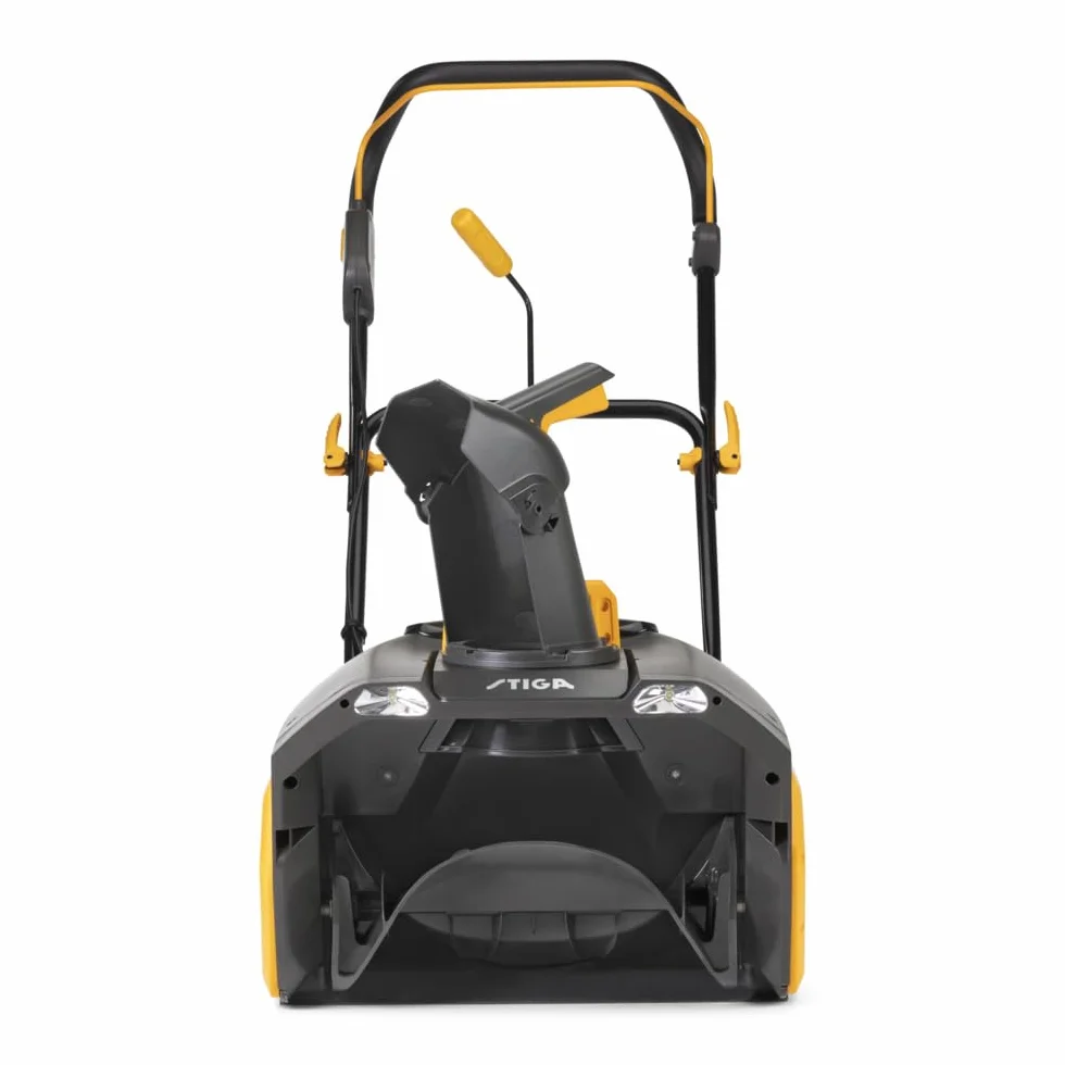 STIGA ST 700e Serie 7 Spazzaneve A Batteria, 48 V, 50 cm – Motore Brushless, Sistema Doppia Batteria – Per Vialetti, Ingressi e Patii
