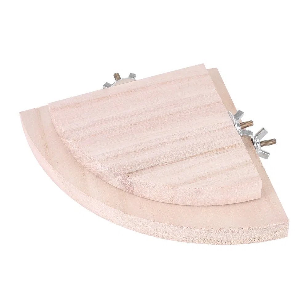 2pcs Piattaforma di Legno Gabbie per Uccelli Posatoio Legno Gabbia per Uccelli Accessorio per Voliera per Nidi Piattaforma Giocattolo per Pet Pappagallo di Criceto Caldo