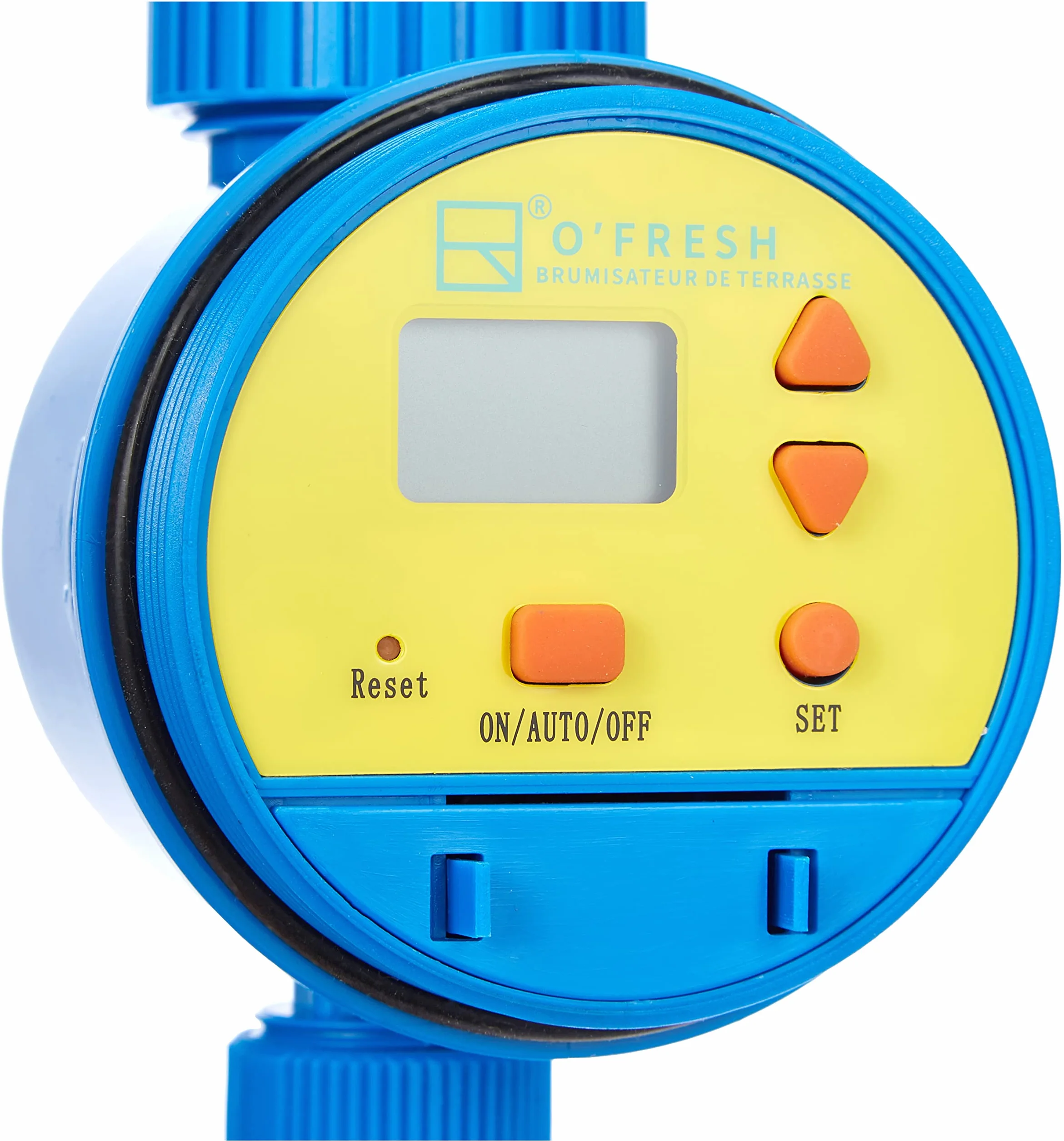 O'FRESH Timer digitale per nebulizzatore da terrazza a bassa pressione - Progettato per la nebulizzazione automatica - Programmatore irrigazione - Temporizzatore digitale per nebulizzatore esterna