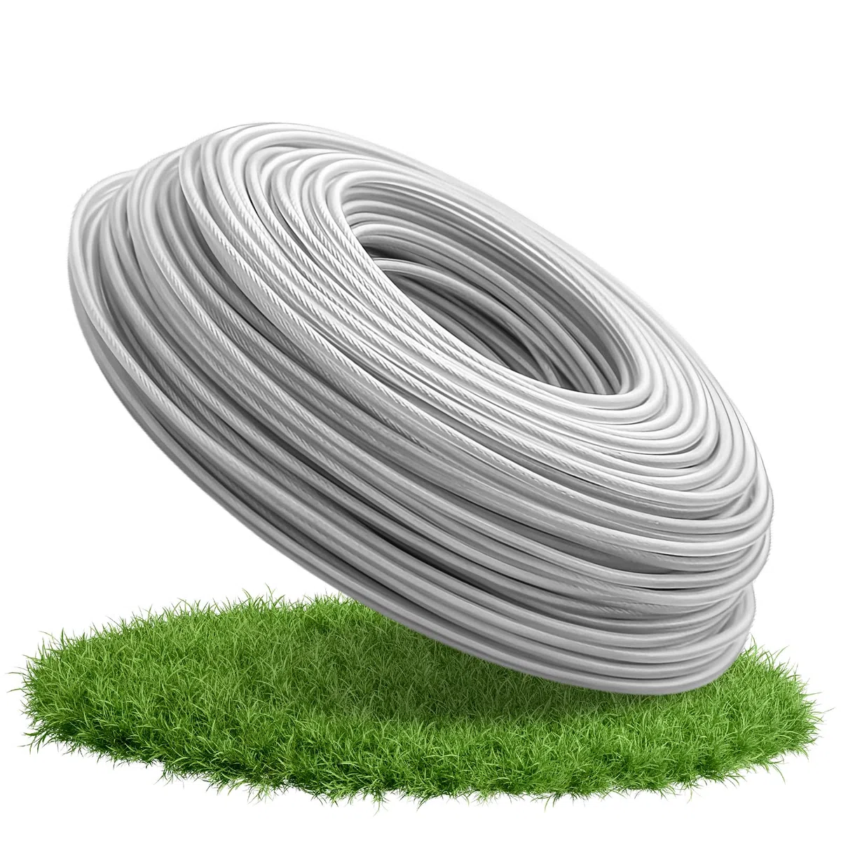 Filo per decespugliatore, 3,0 mm x 45 m, filo in acciaio per decespugliatore, filo di nylon, filo di ricambio per decespugliatore, filo universale per Weed Grass Yard Garden