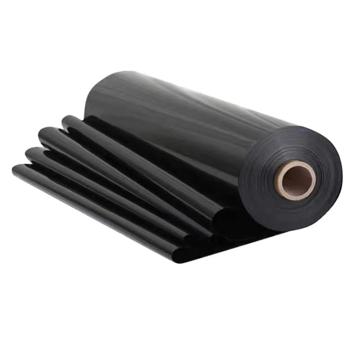 Pellicola di polietilene nera 3m x 4m spessore 1300g, pellicola per serra, pellicola di plastica, pellicola antipolvere, resistente agli strappi, pellicola da giardino in polietilene per