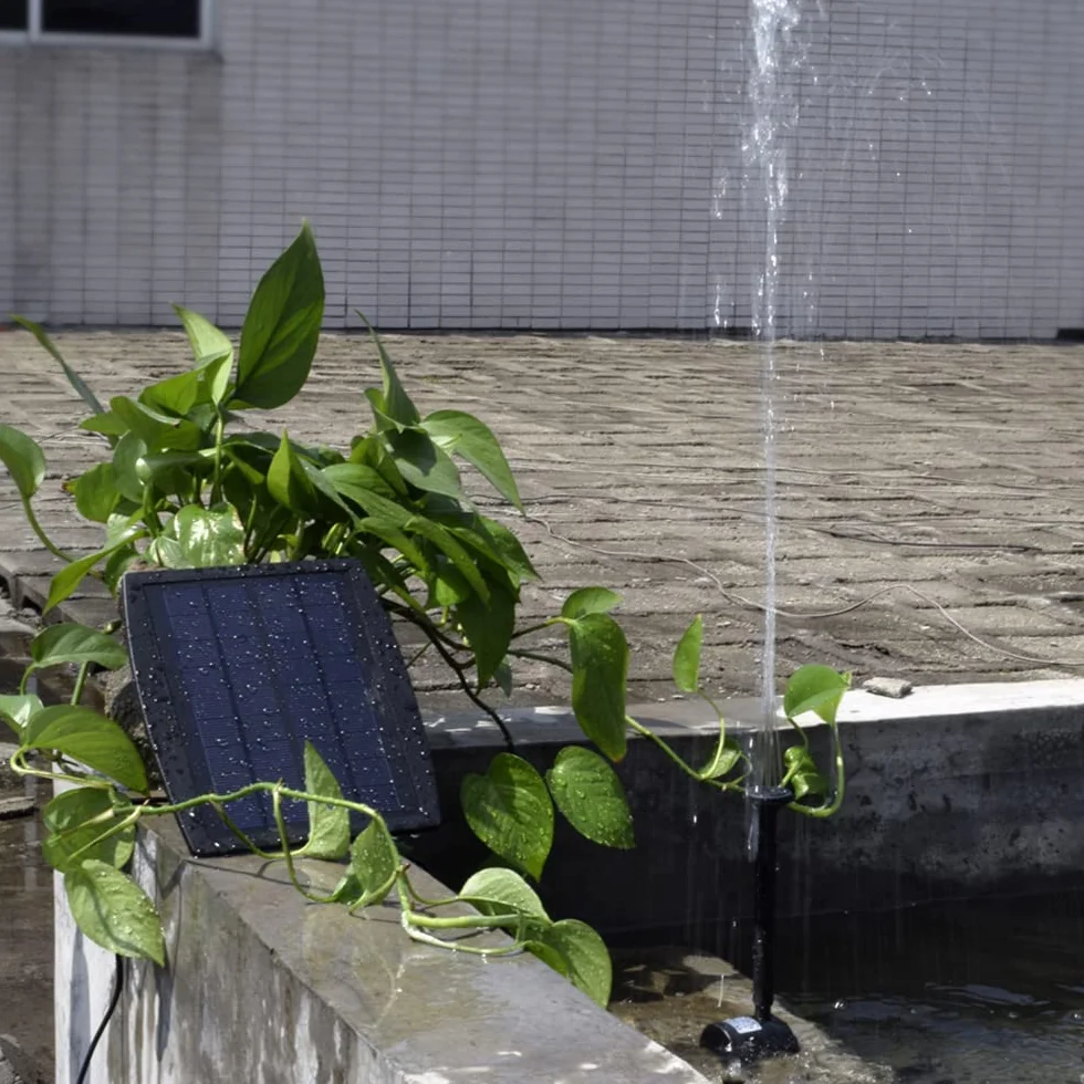 Anself - Pannello di alimentazione solare paesaggio fontane piscina giardino pluggable energia solare pompa decorativa