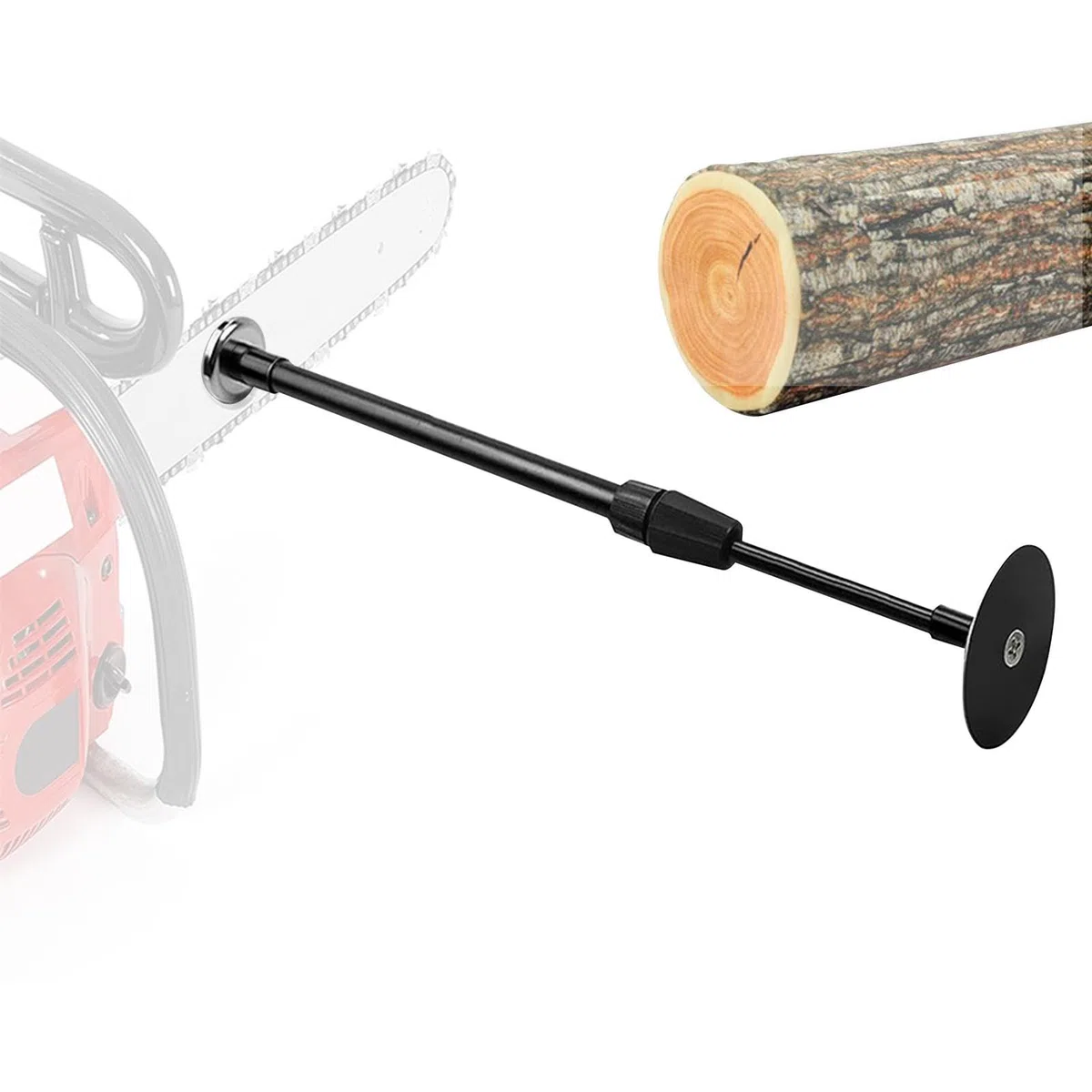 Strumento per misurare la legna da ardere per motosega | Misuratore di legna da ardere regolabile 16-26 pollici, magnetico, robusto