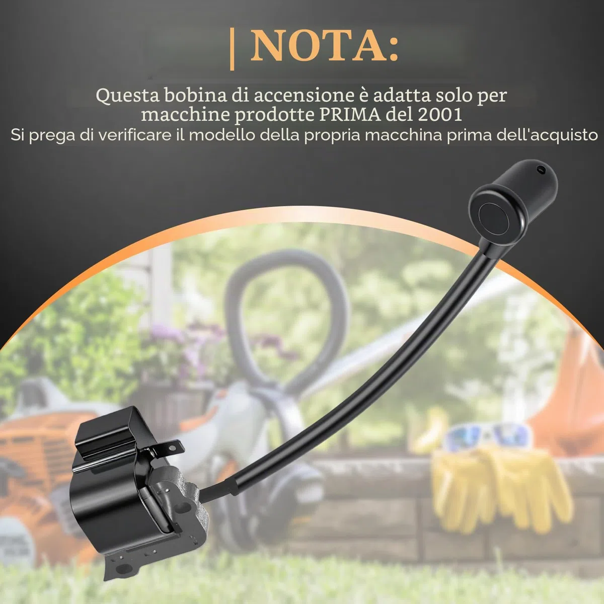 Generic bobina d' accensione per Stihl FS55 HL45 HS45 KM55# 4140 400 1300 before 2001