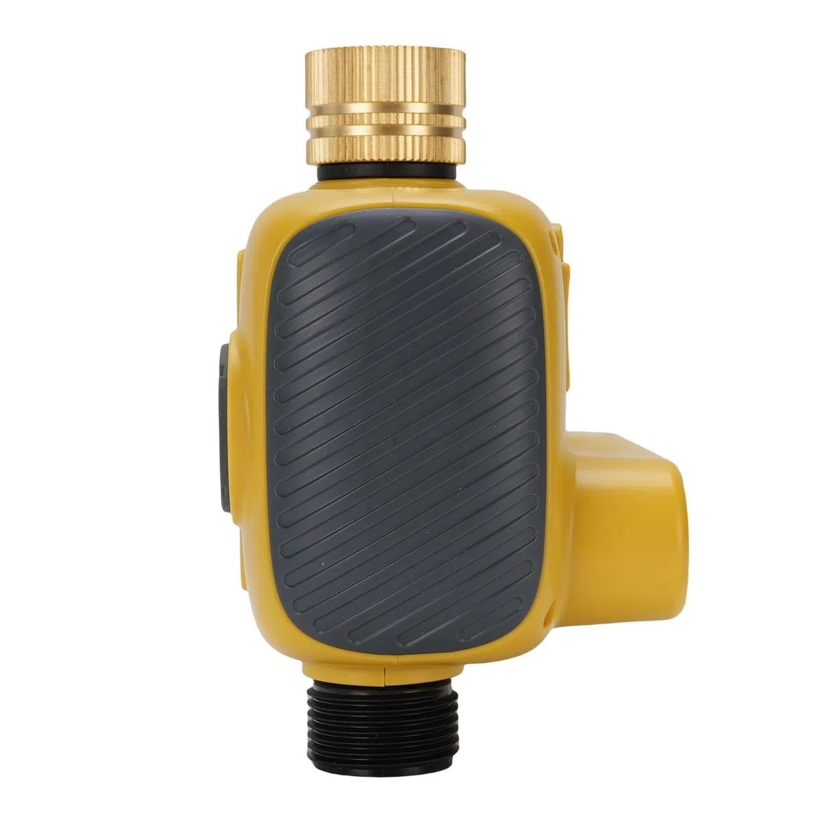 Timer per irrigatore a 3 uscite con ingresso in ottone, timer programmabile per tubo con ritardo pioggia e controller manuale di irrigazione automatica per cortile e prato