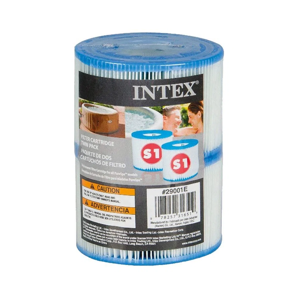 Intex PureSpa - Kit di manutenzione per vasca idromassaggio (2) e cartucce filtro tipo S1 (confezione da 6)