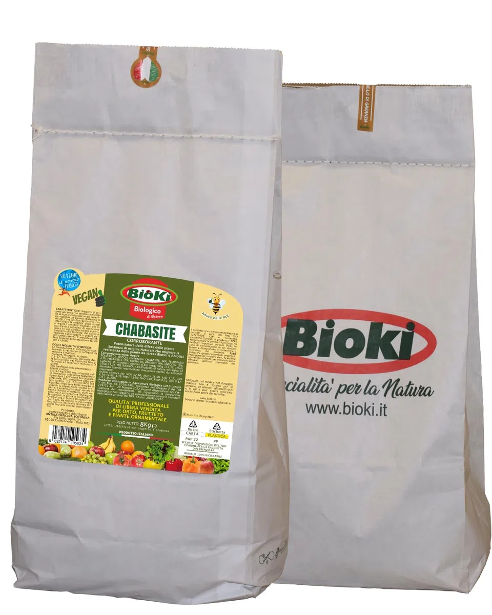 Bioki Zeolite Cabasite Naturale per Agricoltura Bio, 8 kg