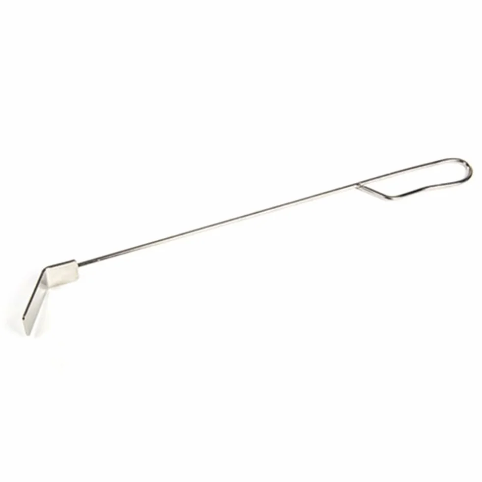 18 pollici Grill Ash Rake Hoe per camino stufa a legna forno pizza forno, in acciaio inox BBQ Cleaner Poker raschietto, per Kamado, Vision Grills, strumento di cenere