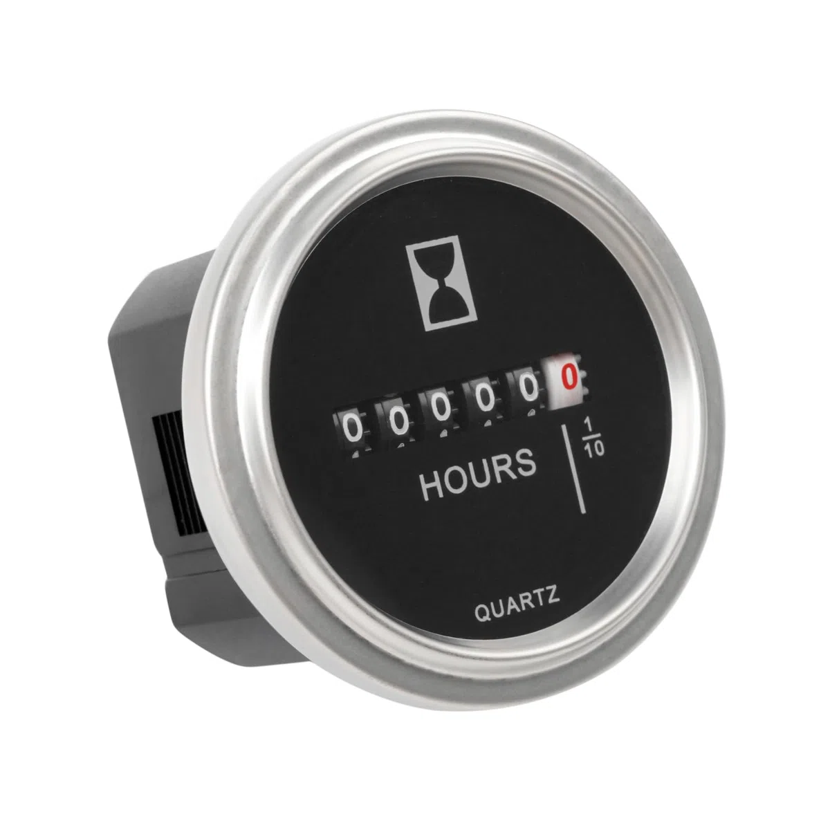 Contaore meccanico Runleader, CC da 6 V a 80 V, accumula ore TOT per tosaerba Generatore di trattori Carrello da golf Scrubber Compressore motore ATV marino e altre apparecchiature elettriche (DC)