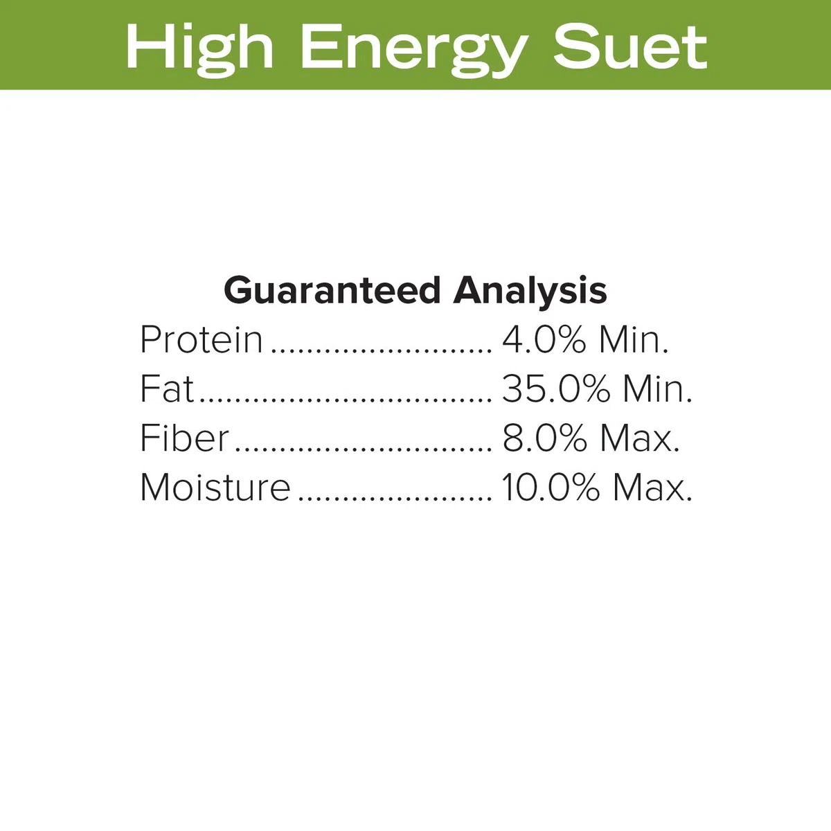 Blue Seal High Energy Suet Cake per uccelli selvatici - No Mess Suet Feed, cibo per picchi, cardinali, Siskins, passeri e altro ancora - 311,8 g Mangiatoia per semi di uccelli, confezione da 12