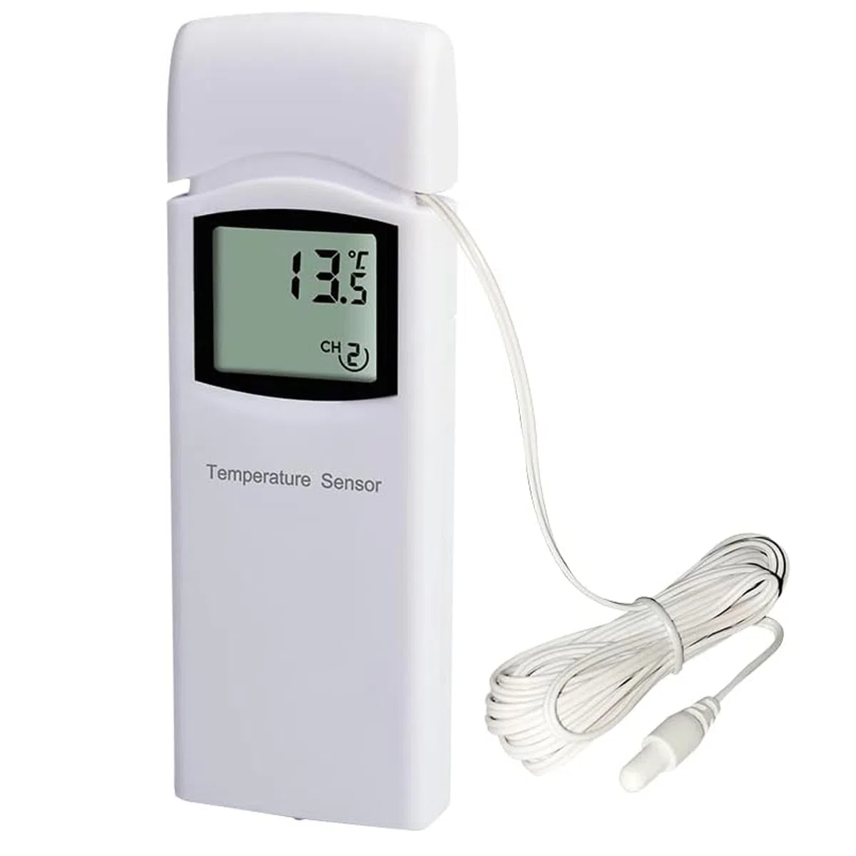 Sensore sonda termometro multicanale wireless ECOWITT per stazioni meteorologiche domestiche o da giardino WN30AN Il sensore della sonda del termometro wireless