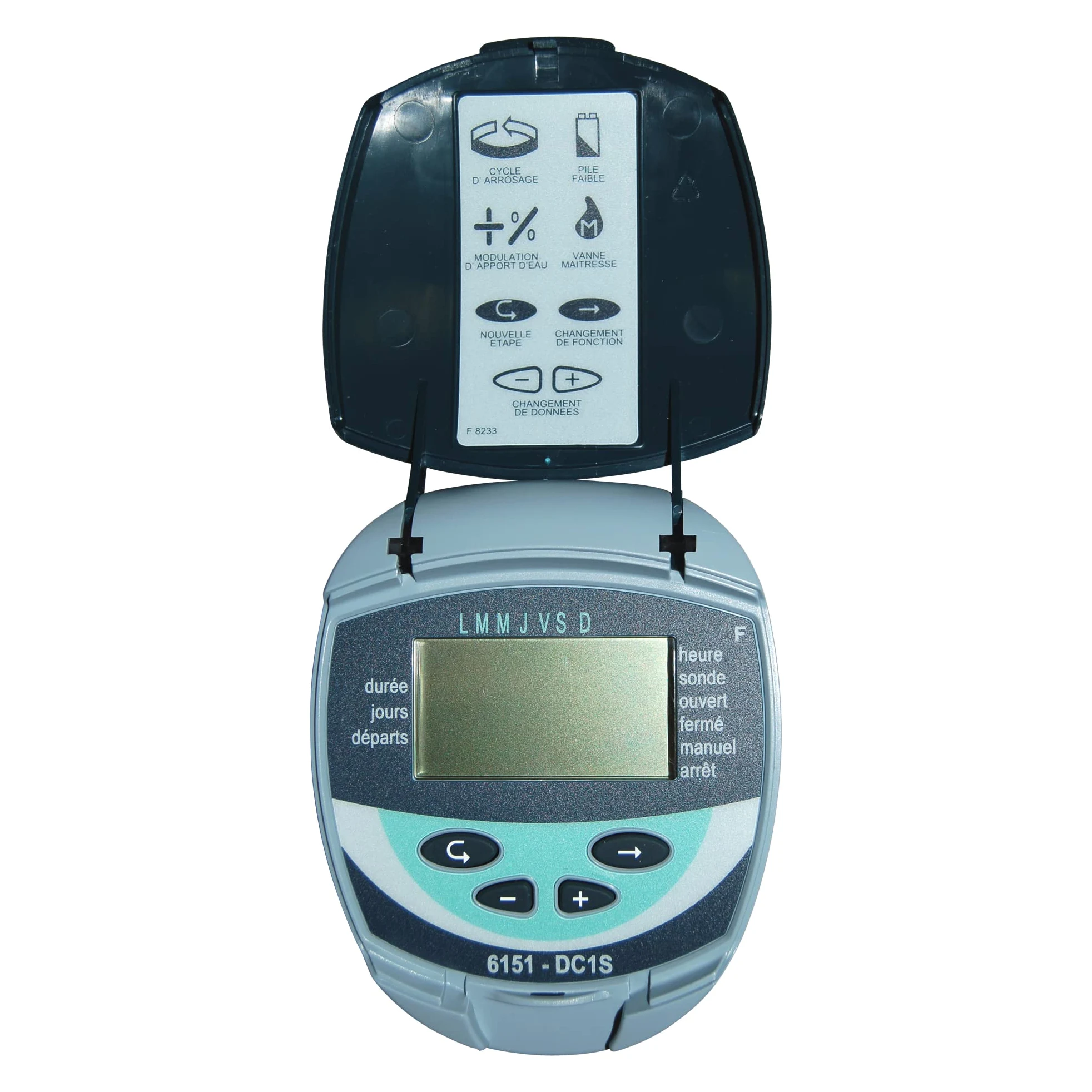 Jardibric - Programmatore a 1 via con elettrovalvola FF 20x27 - Timer digitale per nebulizzazione, regolazione precisa e automatica del sistema di irrigazione.