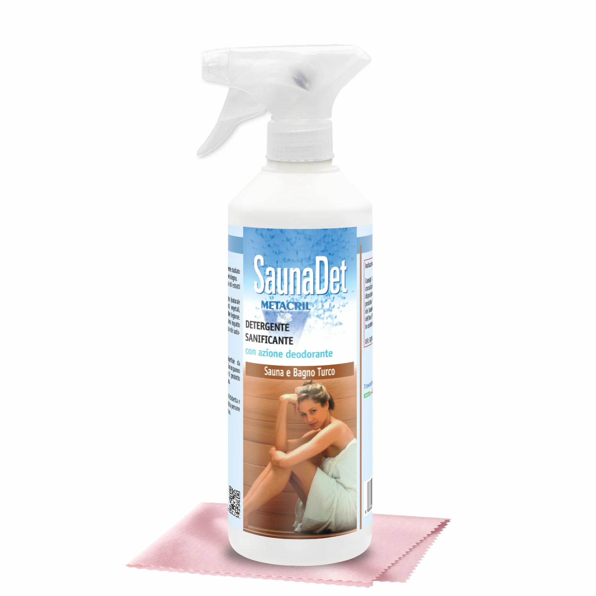 Metacril SaunaDet 500ml + Pannetto Real Clean