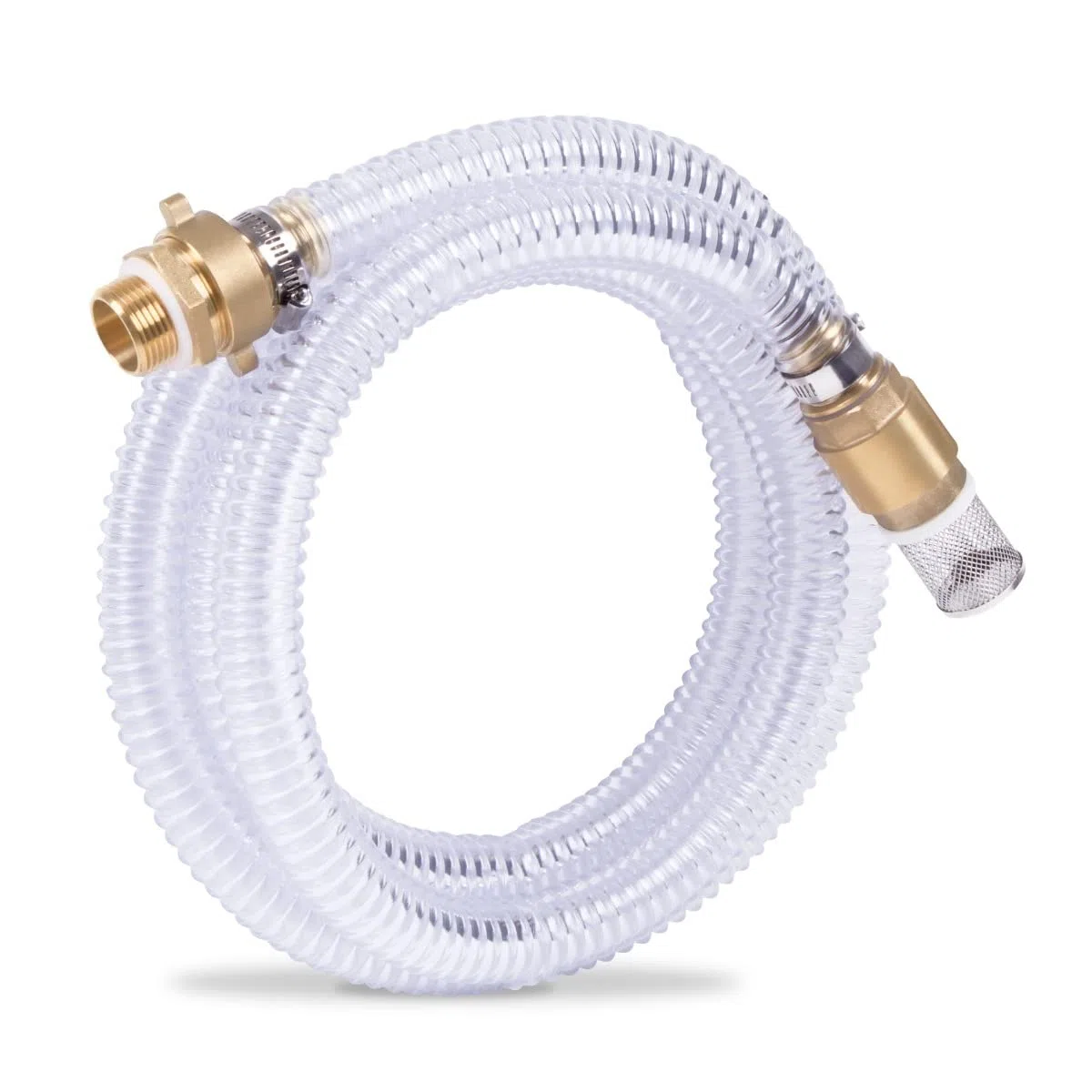 VONROC Tubo di aspirazione 4m x 25mm, 1'' a spirale per pompe d'acqua - Universale