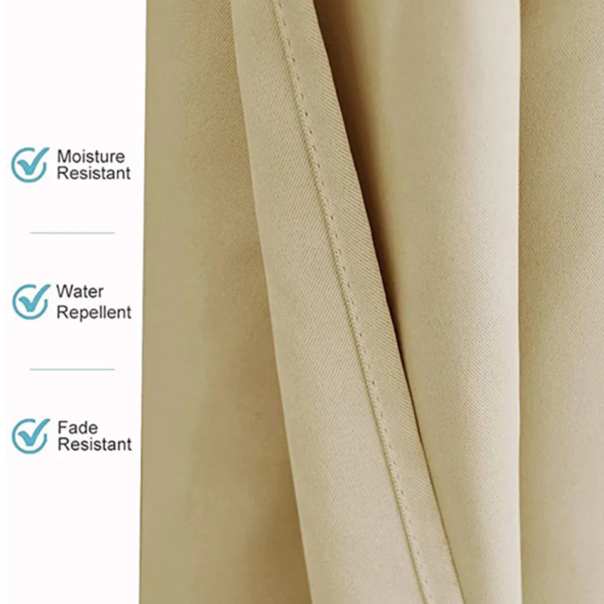 Tende da esterno personalizzate a 1 pannello, tenda per la privacy per gazebo, patio, pergola, impermeabile, antivento, da giardino, isolamento termico, con occhielli, tende oscuranti per camera da