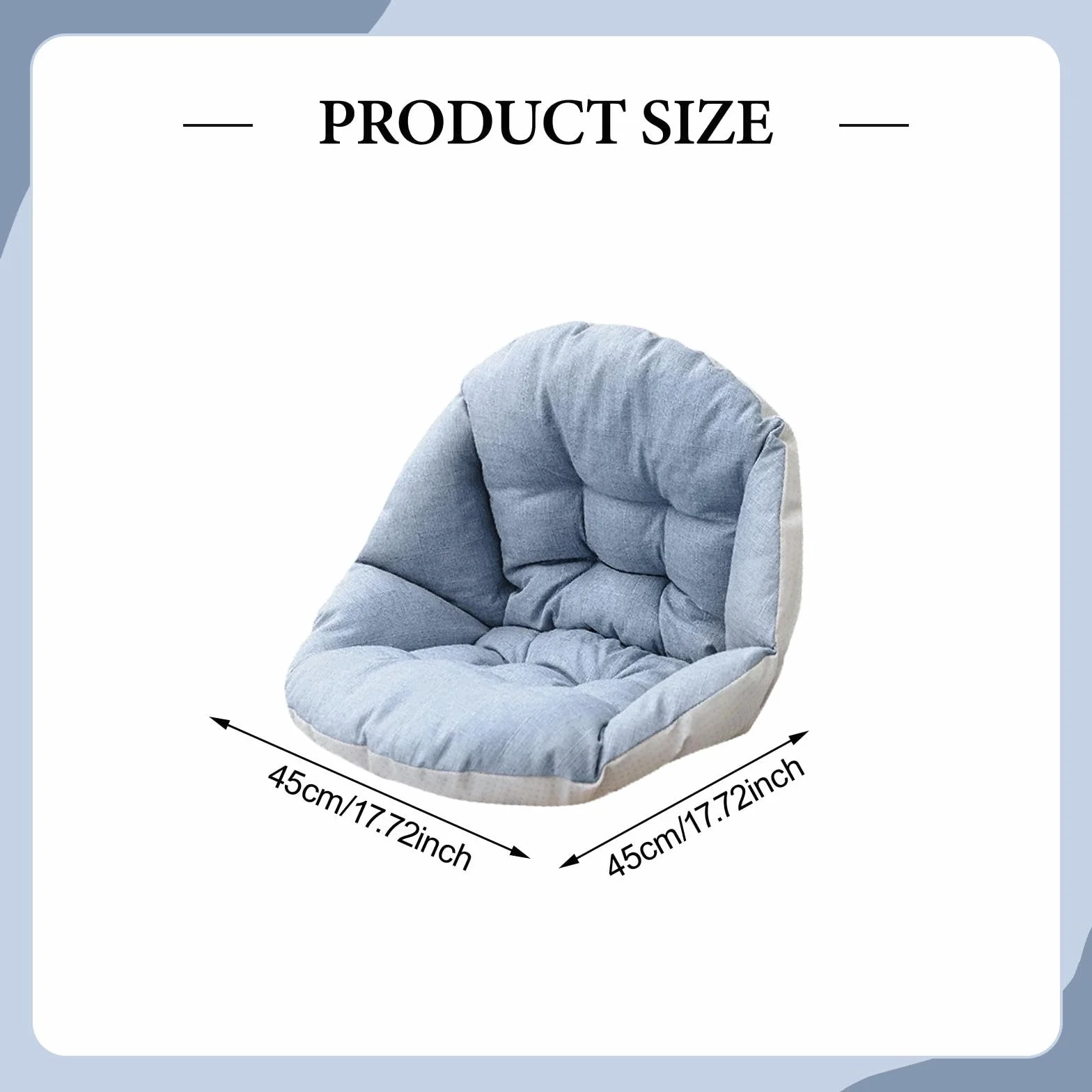 Sharplace Cuscino per Amaca Sospeso, Comodo con Cinghia, per Soggiorno E Giardino, Blu