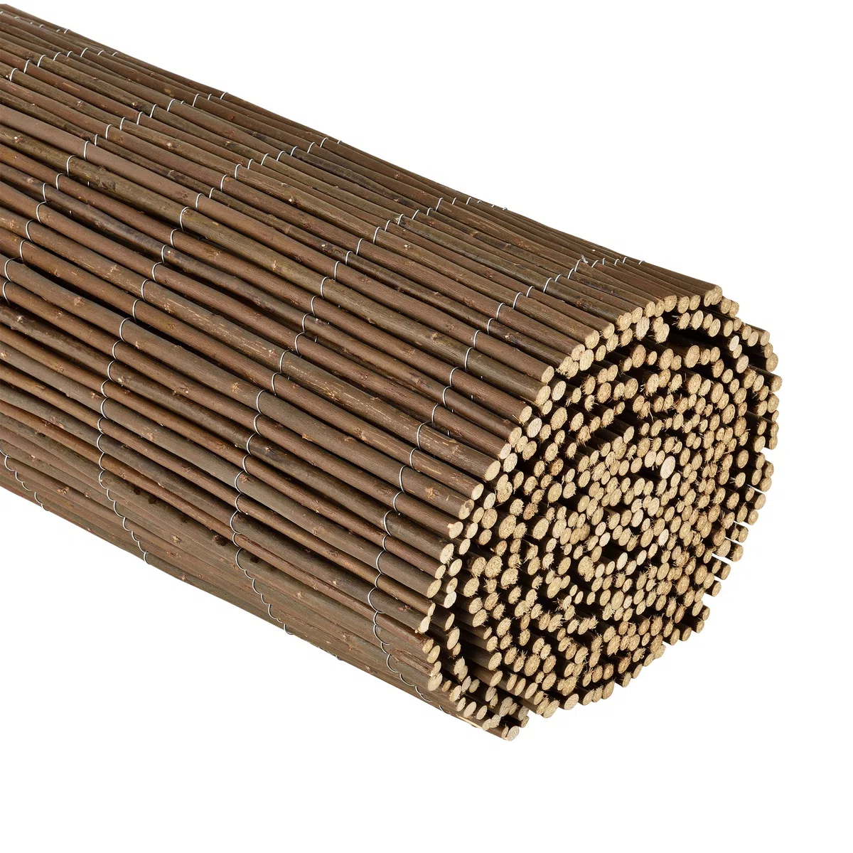 casa.pro Recinzione Frangivista in Rami di Salice 500 x 150 cm | Schermatura a Tappetino Divisorio per Giardino Terrazza Balcone Protezione Vento Sole Privacy Leggera Marrone