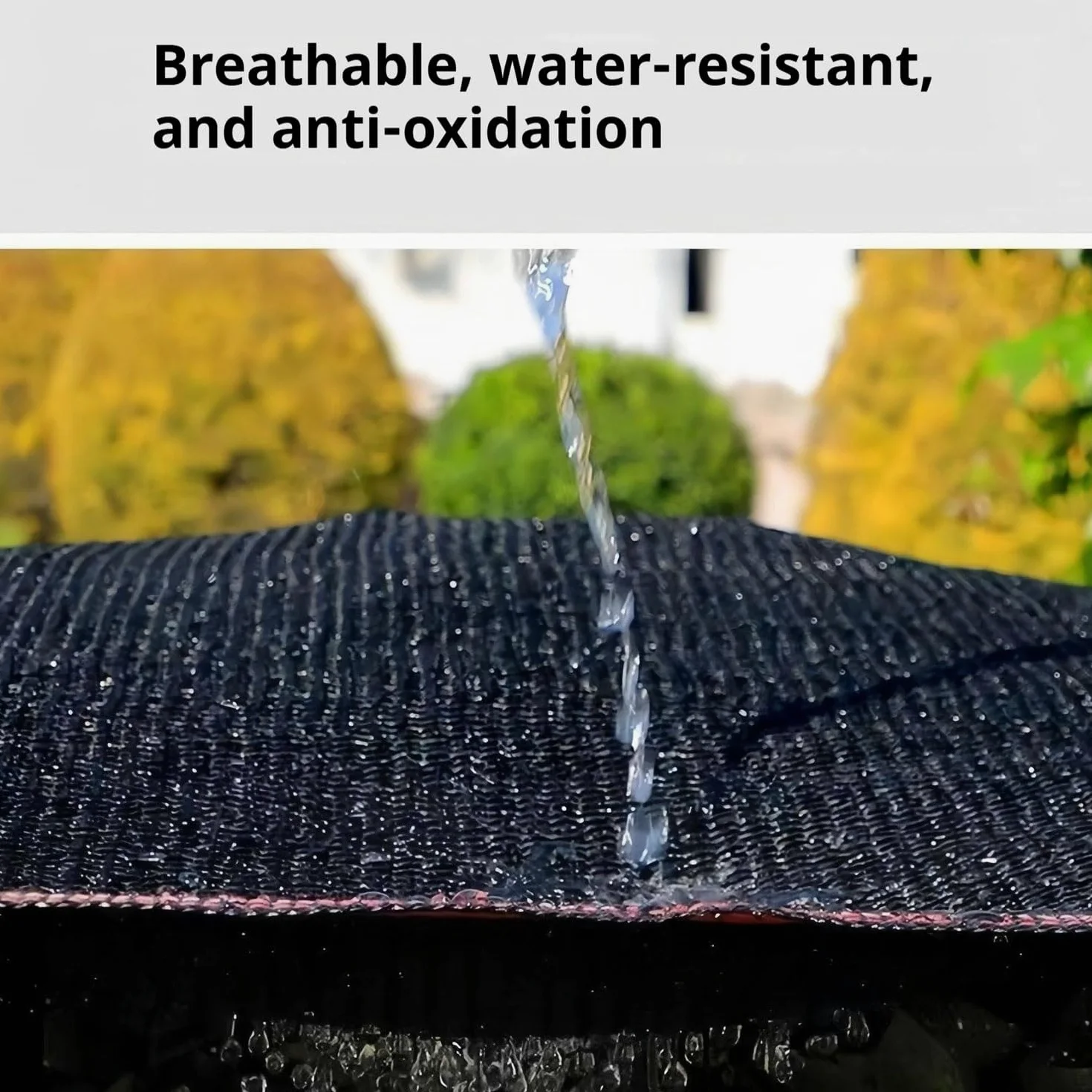Recular Pool Safe Net fuori terra Copertura per piscina a maglia fine foglia proteggere inverno piscina copertura per piscina per esterni 5 x 6 m (16,4 x 19,6 piedi) resistente ai raggi UV