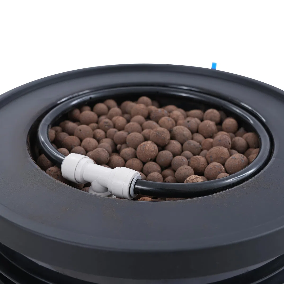 Sistema di coltivazione idroponica DWC Sistema di irrigazione automatico con 2 secchi da 5 gal e 12 W pompa dell'acqua, 2 pezzi Top Drip Kit per la coltivazione di fiori, verdura, frutta