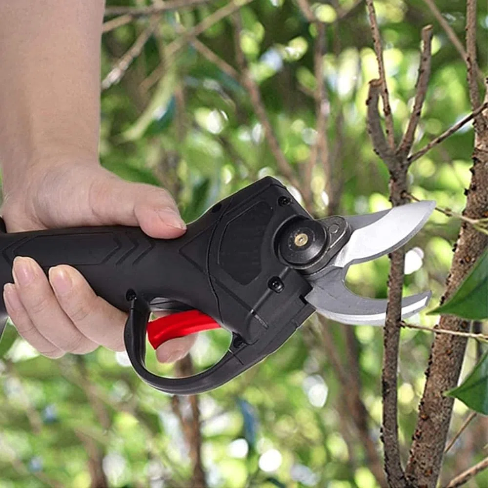 Forbici da Potatura Elettriche Professionali con 2 Batterie – Cesoie Trincia Rami Portatili