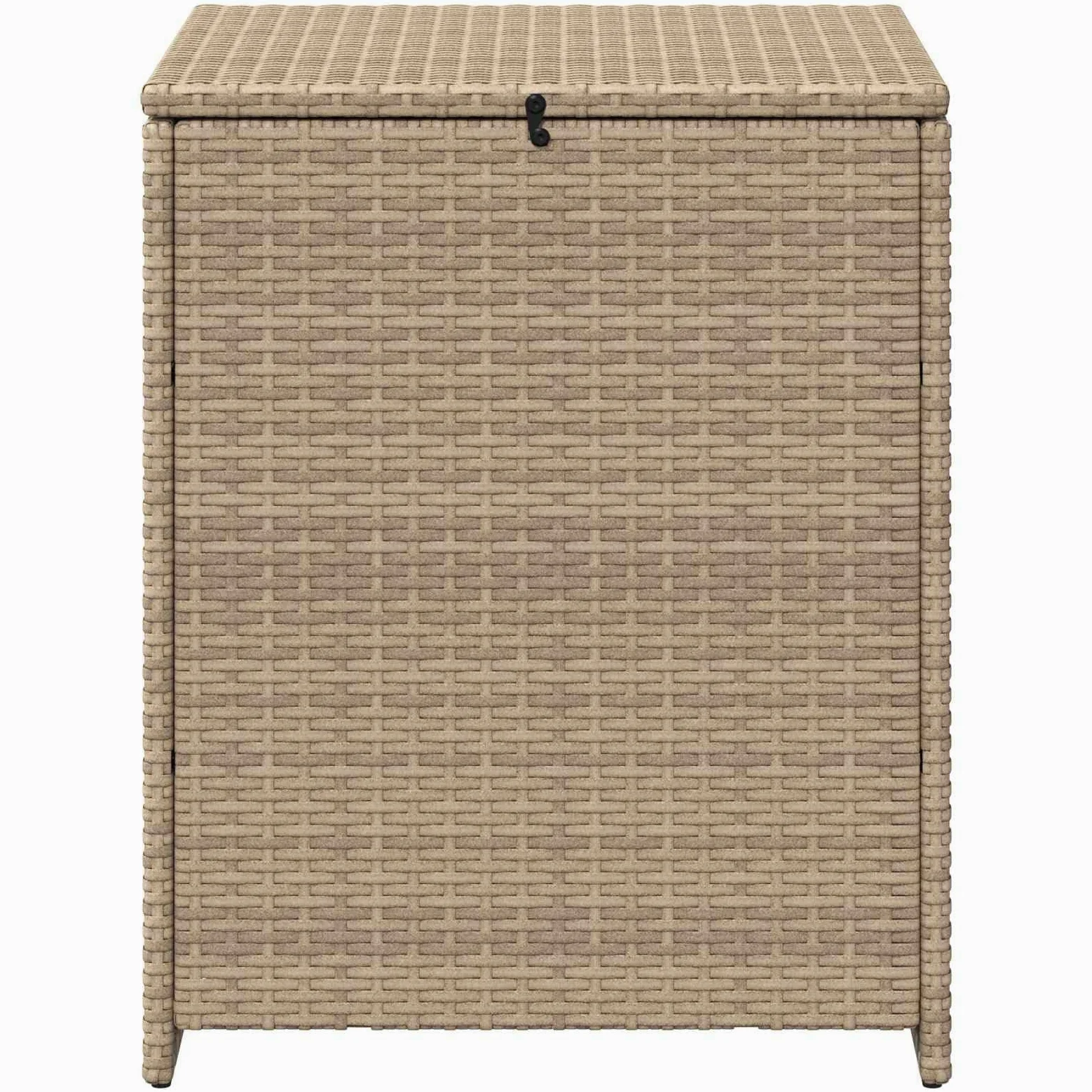 Cassapanca per cuscini, in acciaio, 55 x 55 x 69 cm, resistente alle intemperie, con piedini regolabili, per stoccaggio all'aperto, impermeabile, pratica scatola per mobili da giardino e