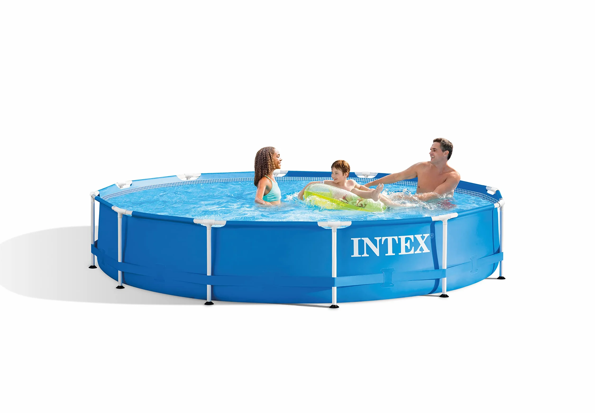 Intex 28212GN – Piscina Metal Frame Rotonda, con Pompa Filtro 2271 L/h, 366x76 cm
