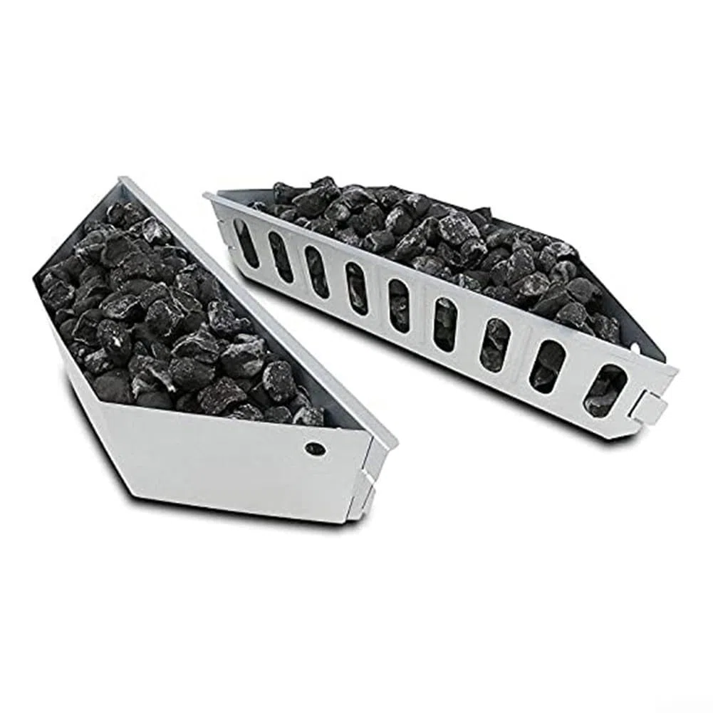 Cestini per carbonella in acciaio inox, essenziali per qualsiasi appassionato di barbecue
