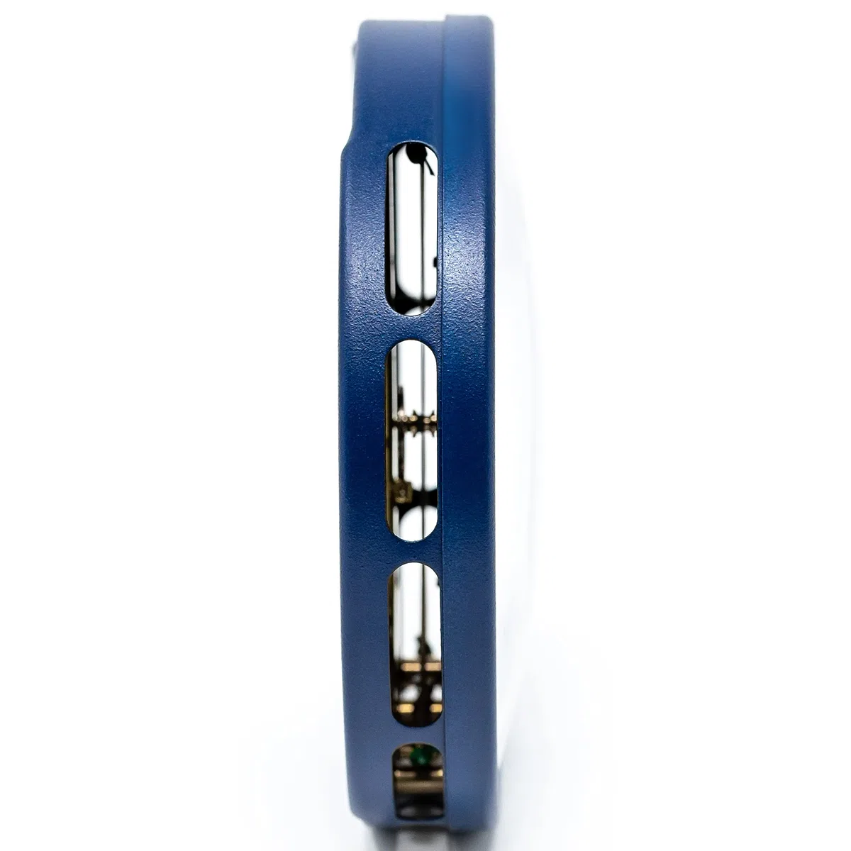 Fischer 111.48 – Igrometro per capelli – 103 mm Umidità esterna in acciaio inox Made in Germany – Acciaio inossidabile blu