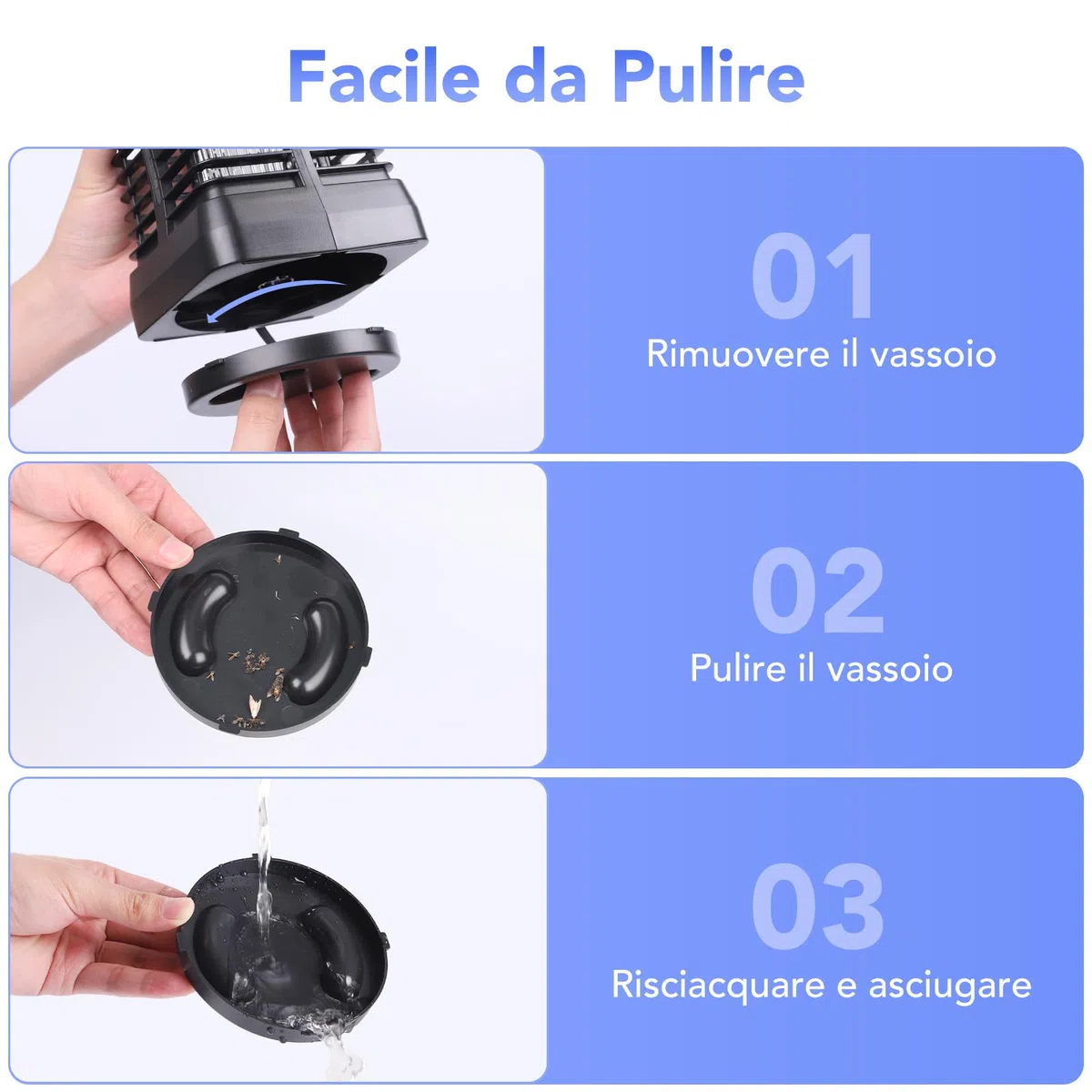 Lampada Antizanzare Elettrica 6W, Zanzariera Elettrica UV 1000V per Interni, Ammazza Zanzare e Mosche Silenzioso, Trappola per Insetti per Camera da Letto, Cucina, Ufficio